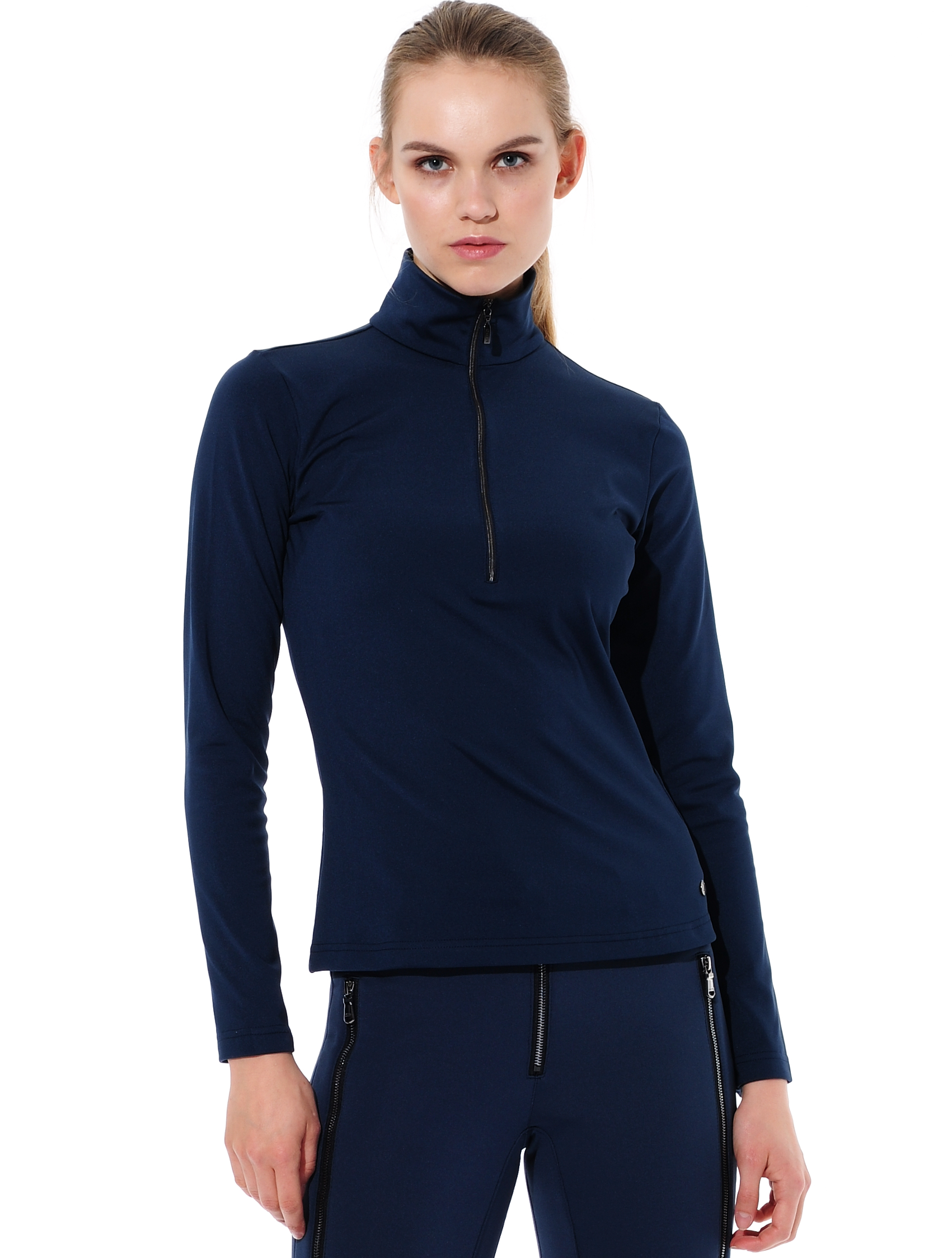 Softex Zip Longsleeve navy