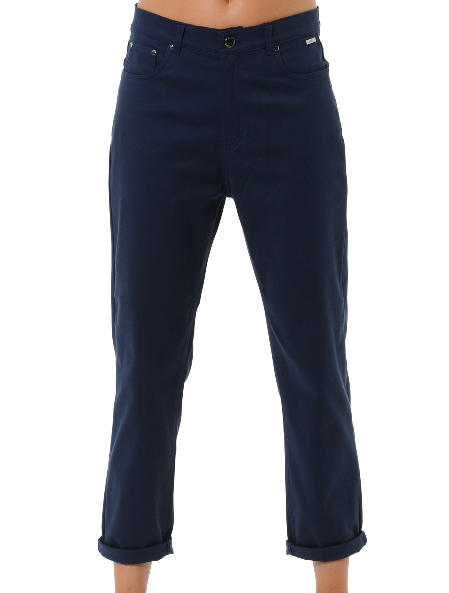 Denim Stretch Tapered Fit Pants navy