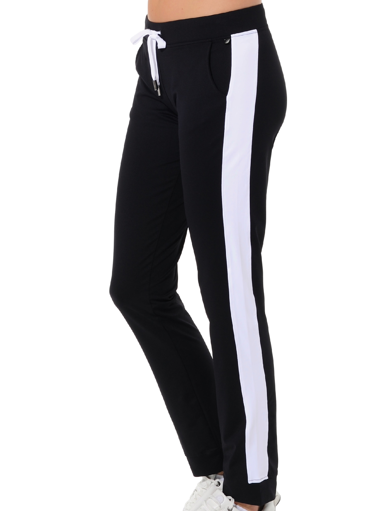 Meryl Track Pants black/white