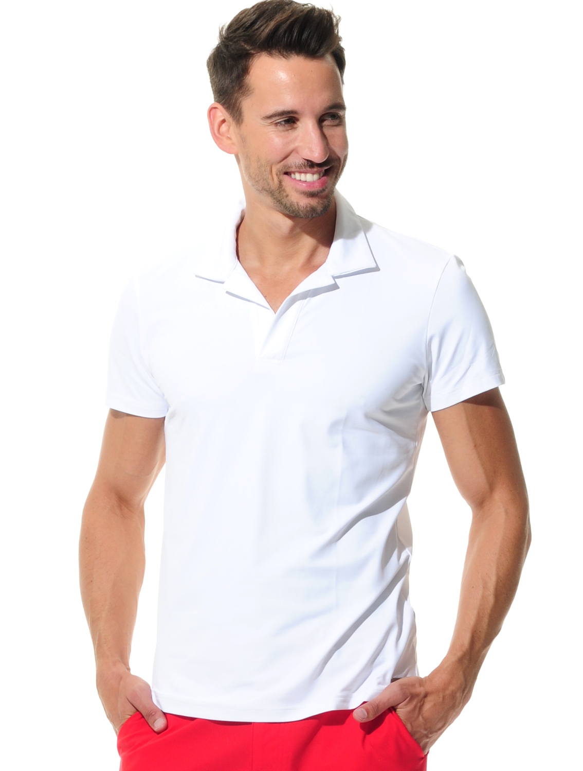Piqué Golf Poloshirt white