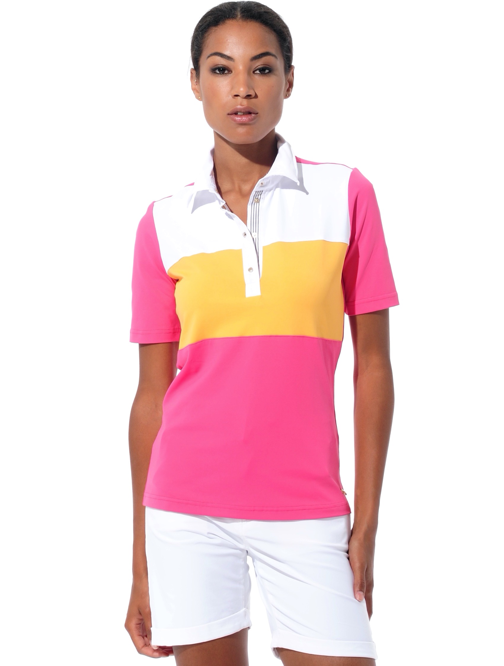 Meryl polo shirt flamingo/apricot 