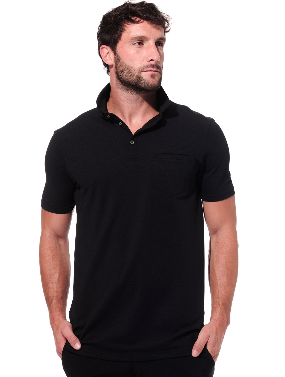 Piqué Polo black