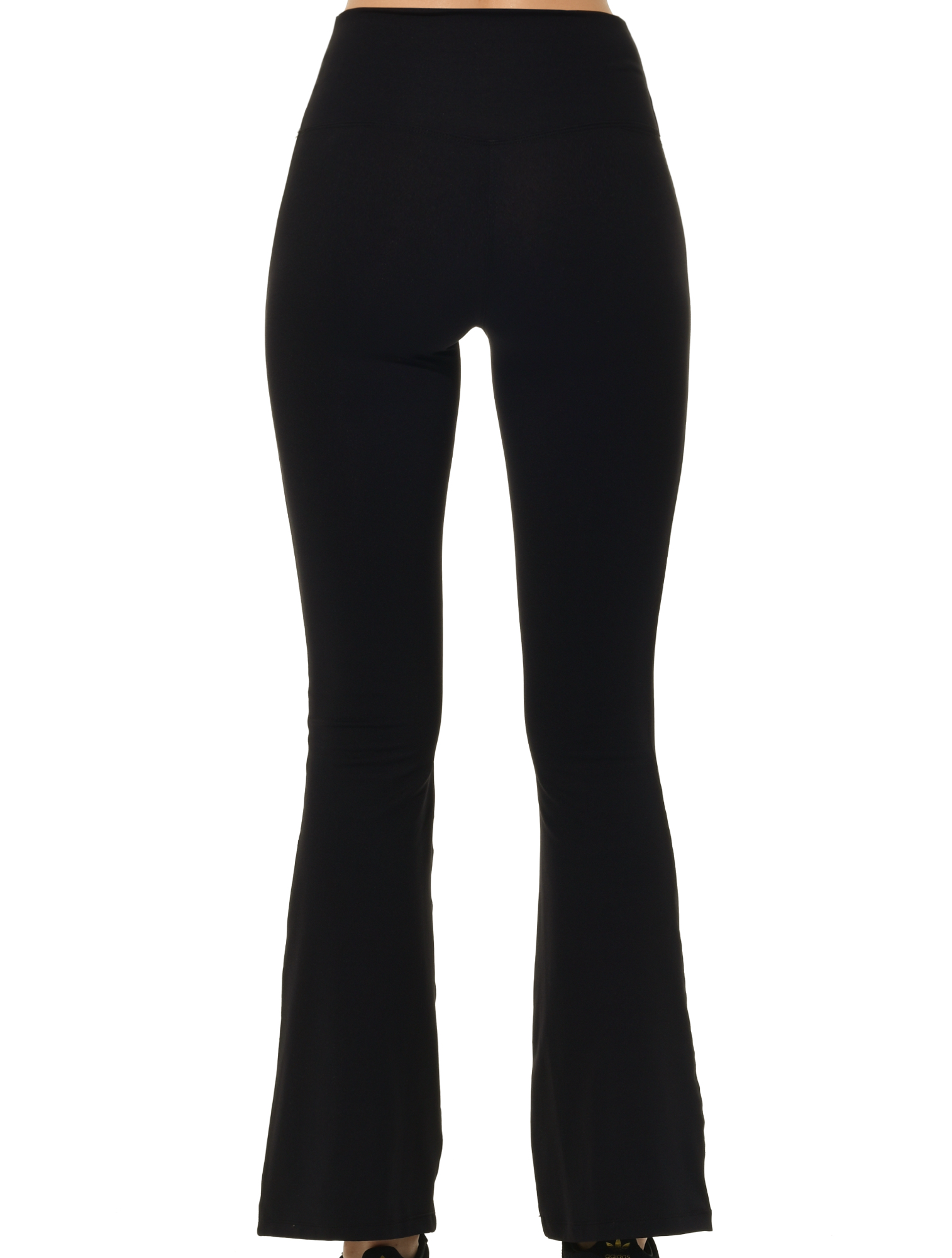 Jersey Flared Yoga Pants black