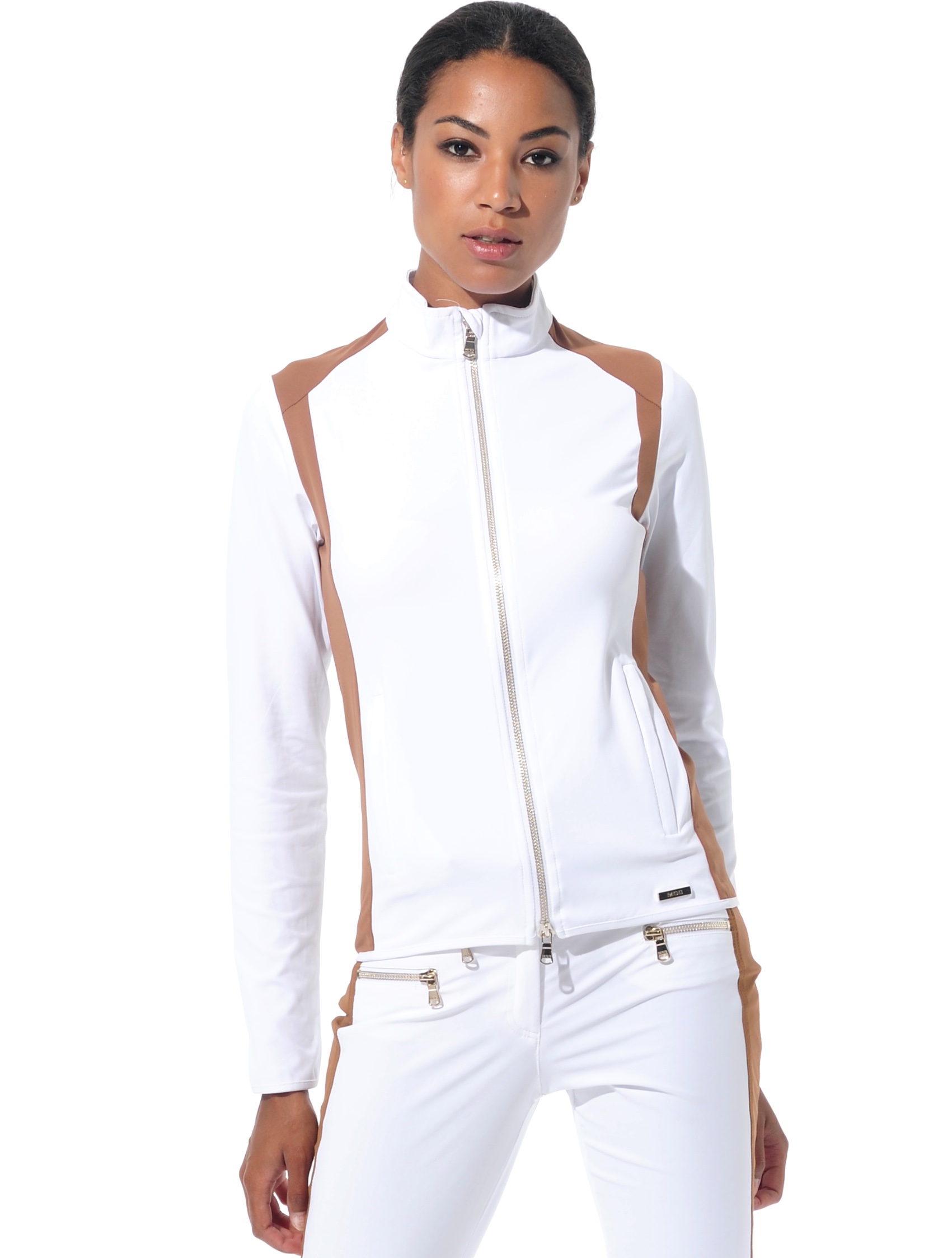 Meryl Jacke white/ocre