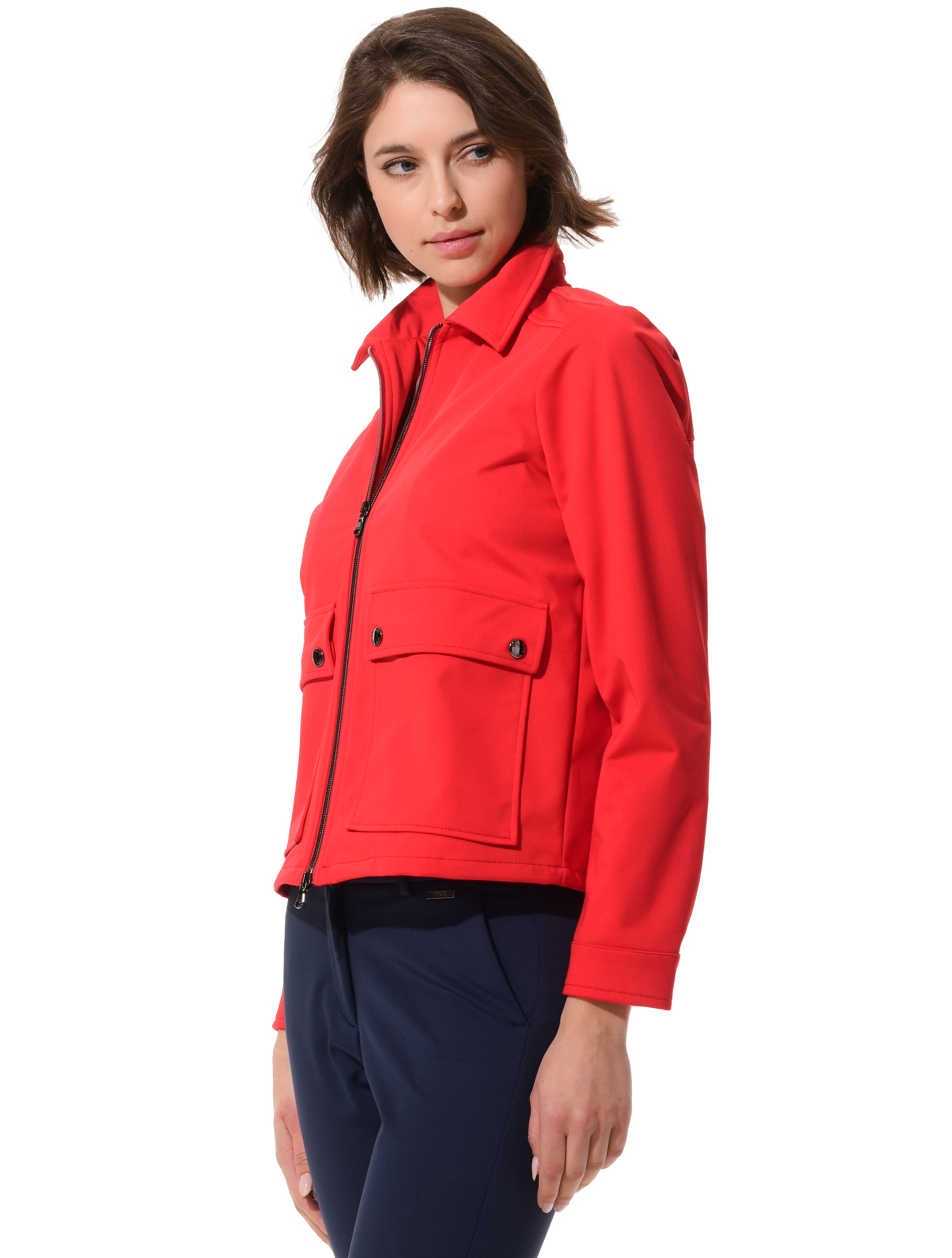 Hardshell Jacke red
