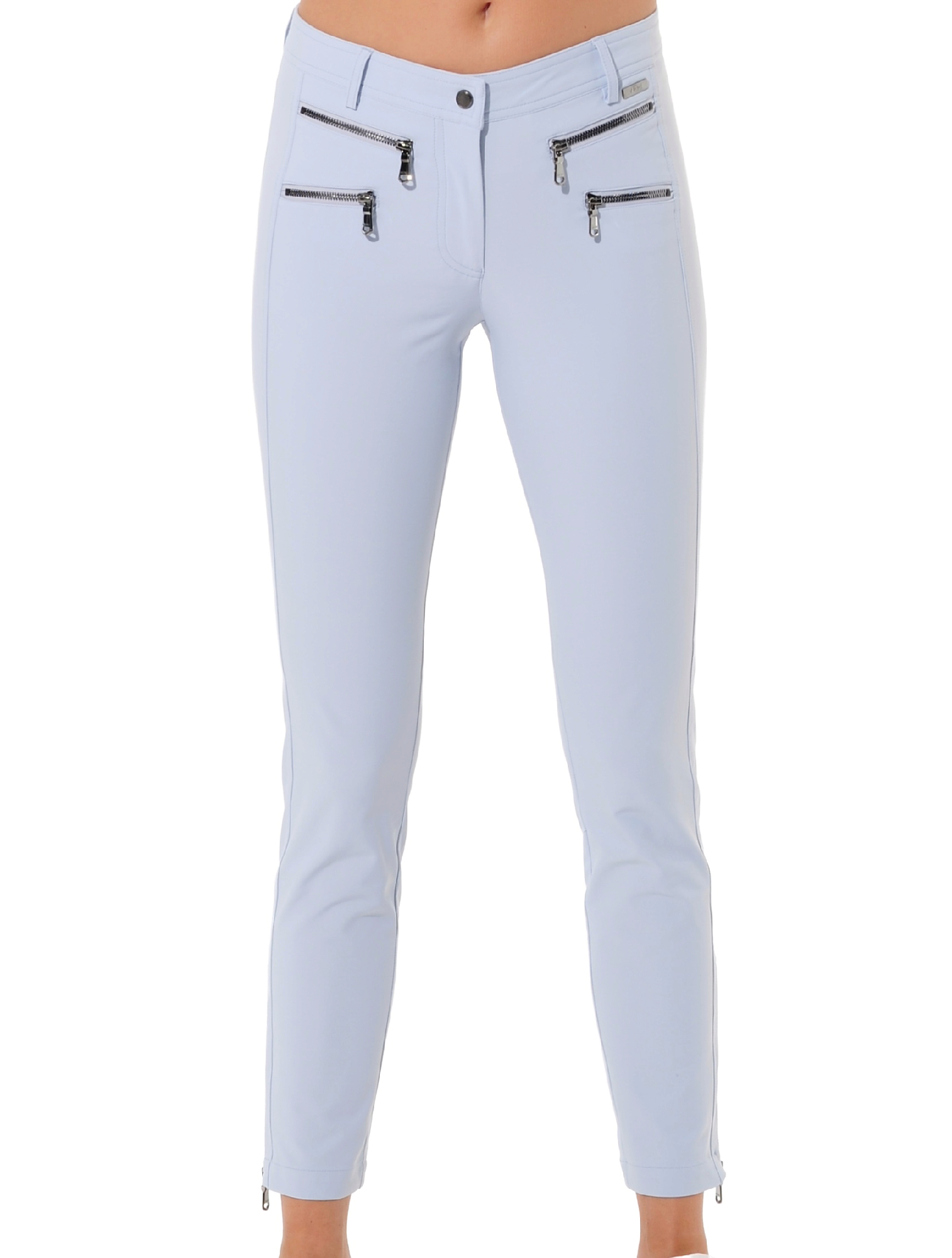 4way Stretch Double Zip Ankle Pants cloud