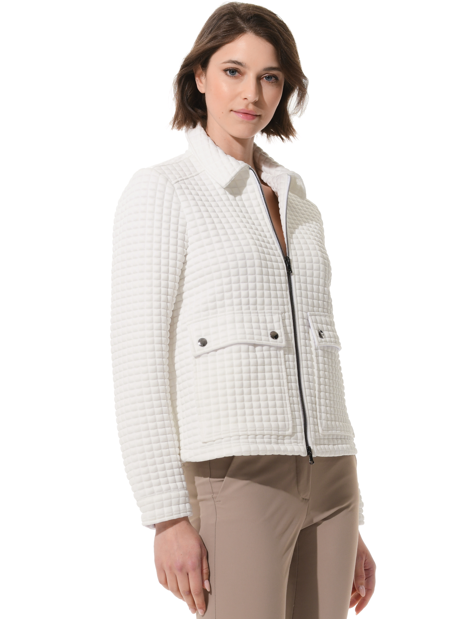 Veruno stretch jacket creamy white 
