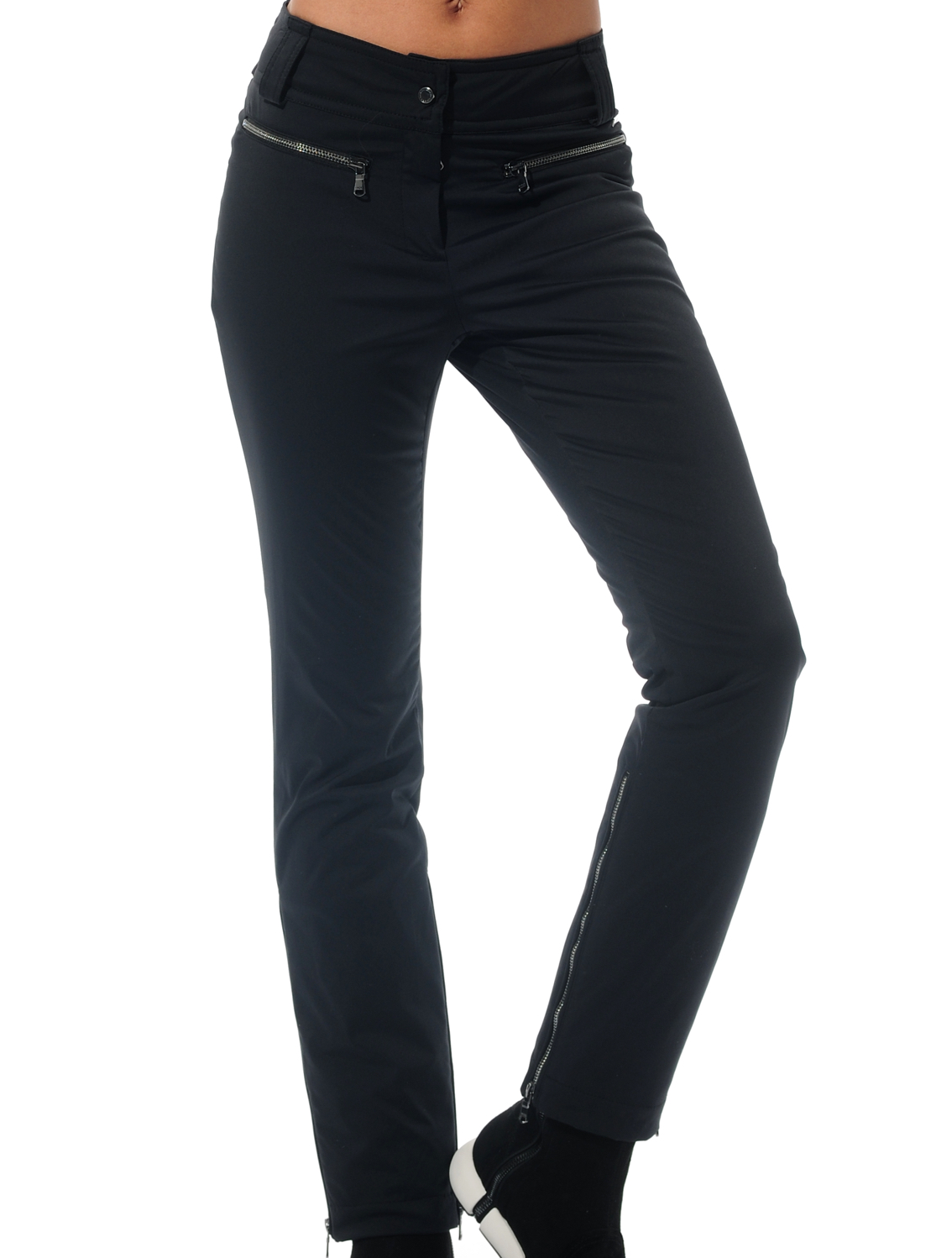 stretch ski pants black 