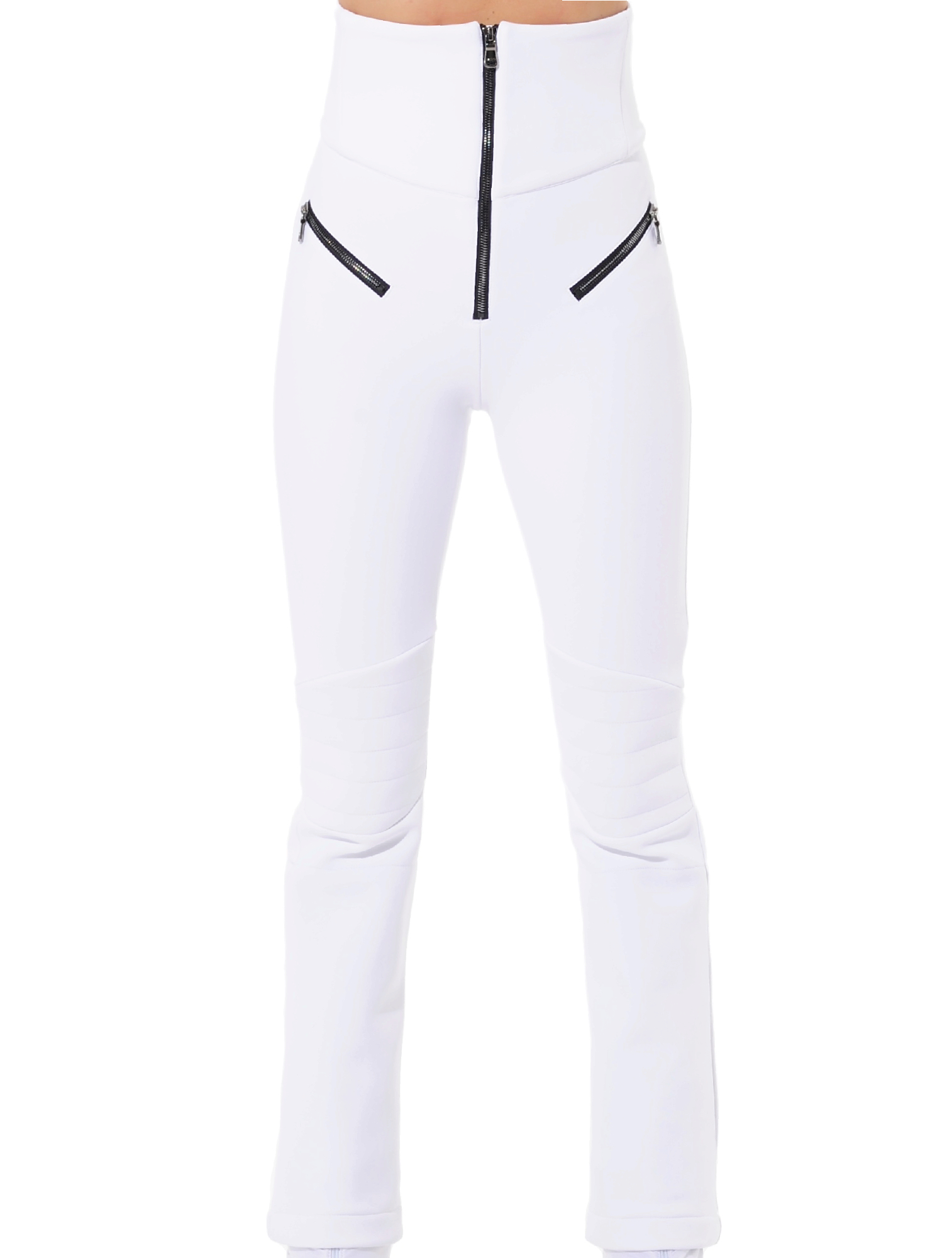 4way stretch jet pants white 