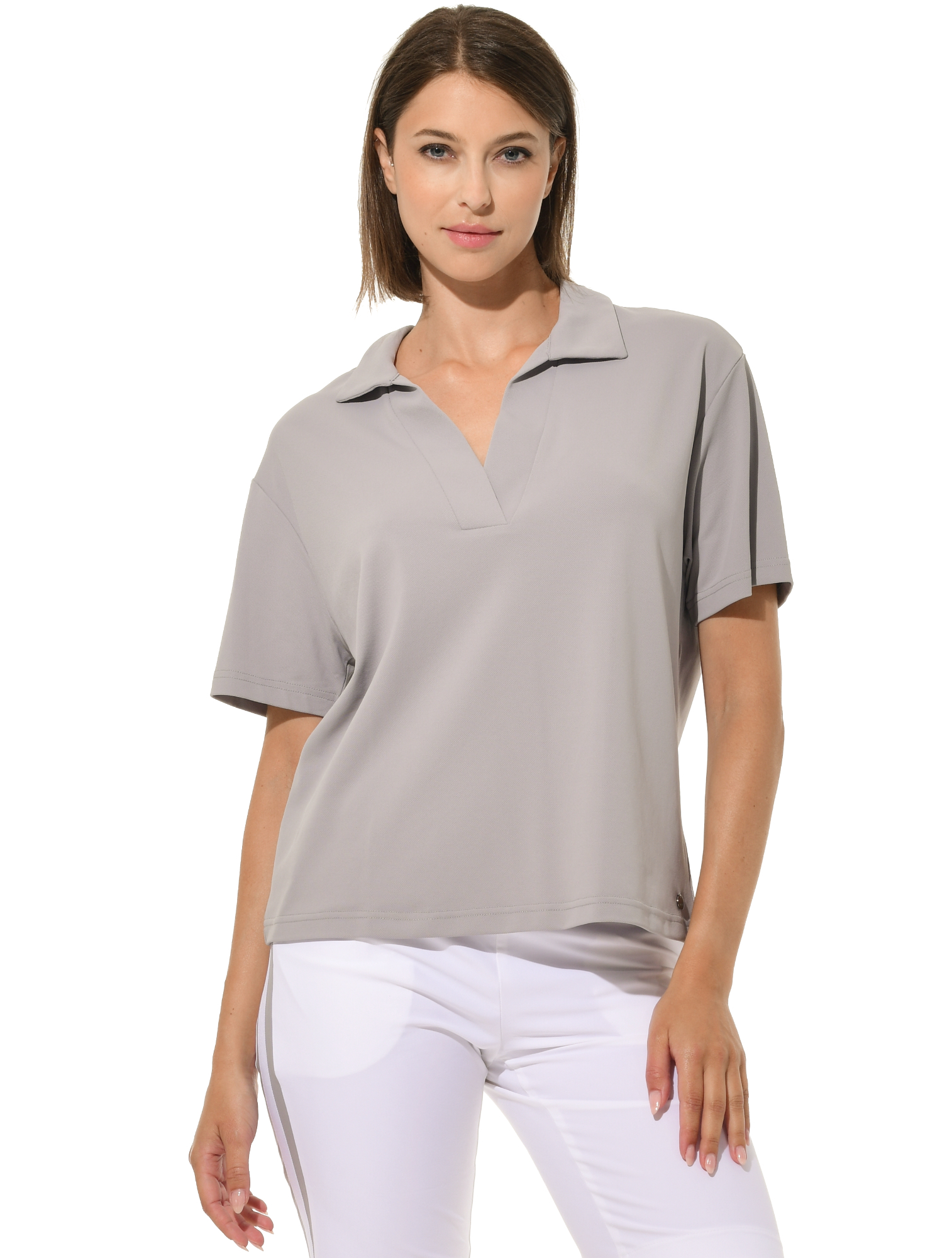 Piqué Golf Poloshirt grey