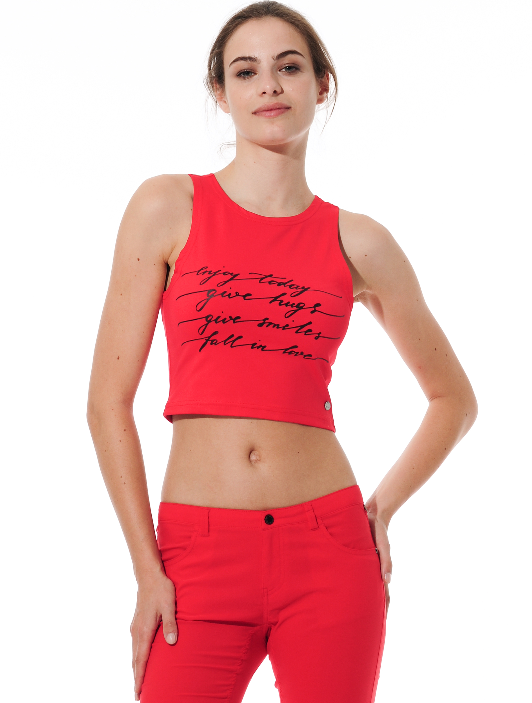 Meryl crop top red 