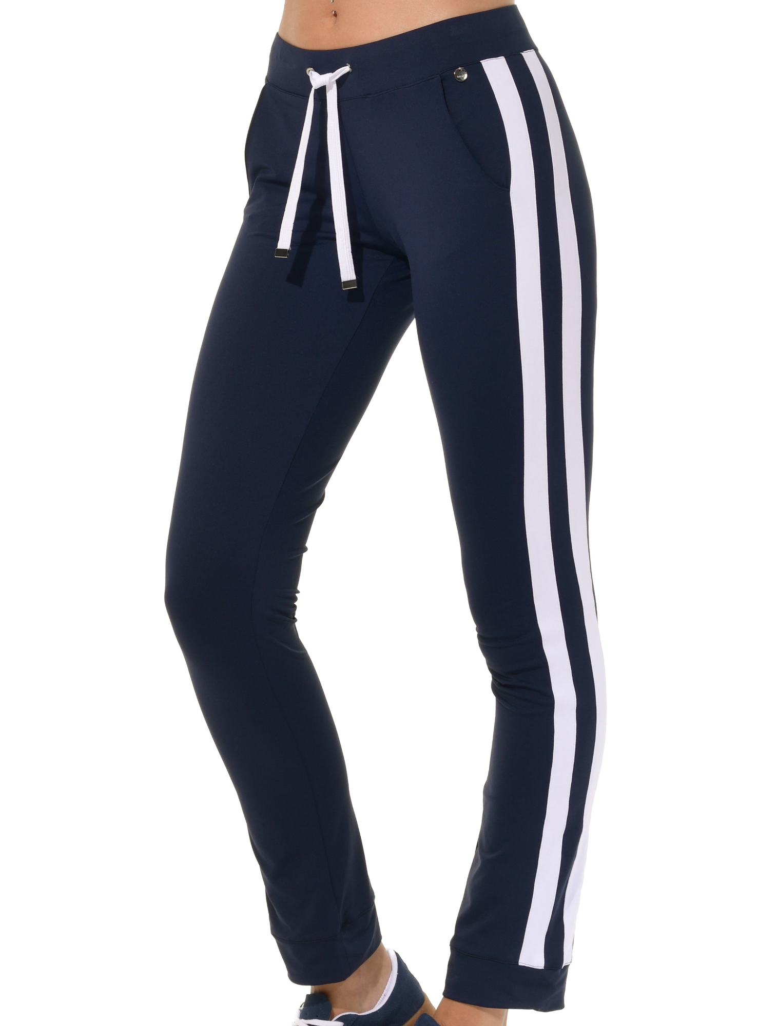 Jersey Track Pants navy/white