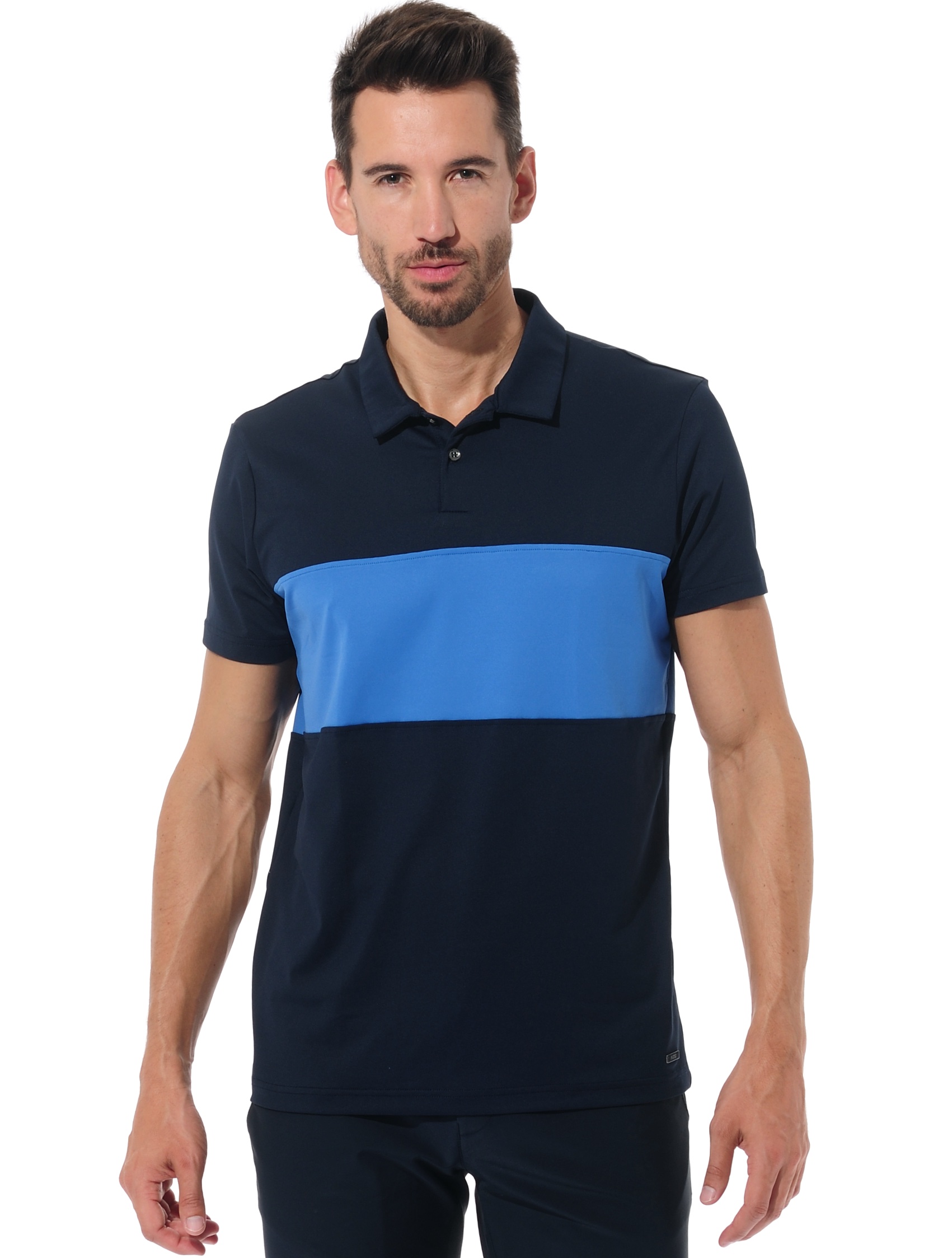 Golf Poloshirt night blue/ibiza