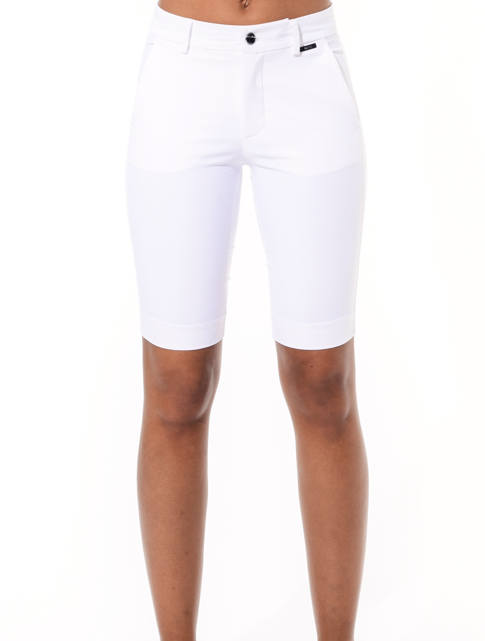 4way stretch golf shorts white 