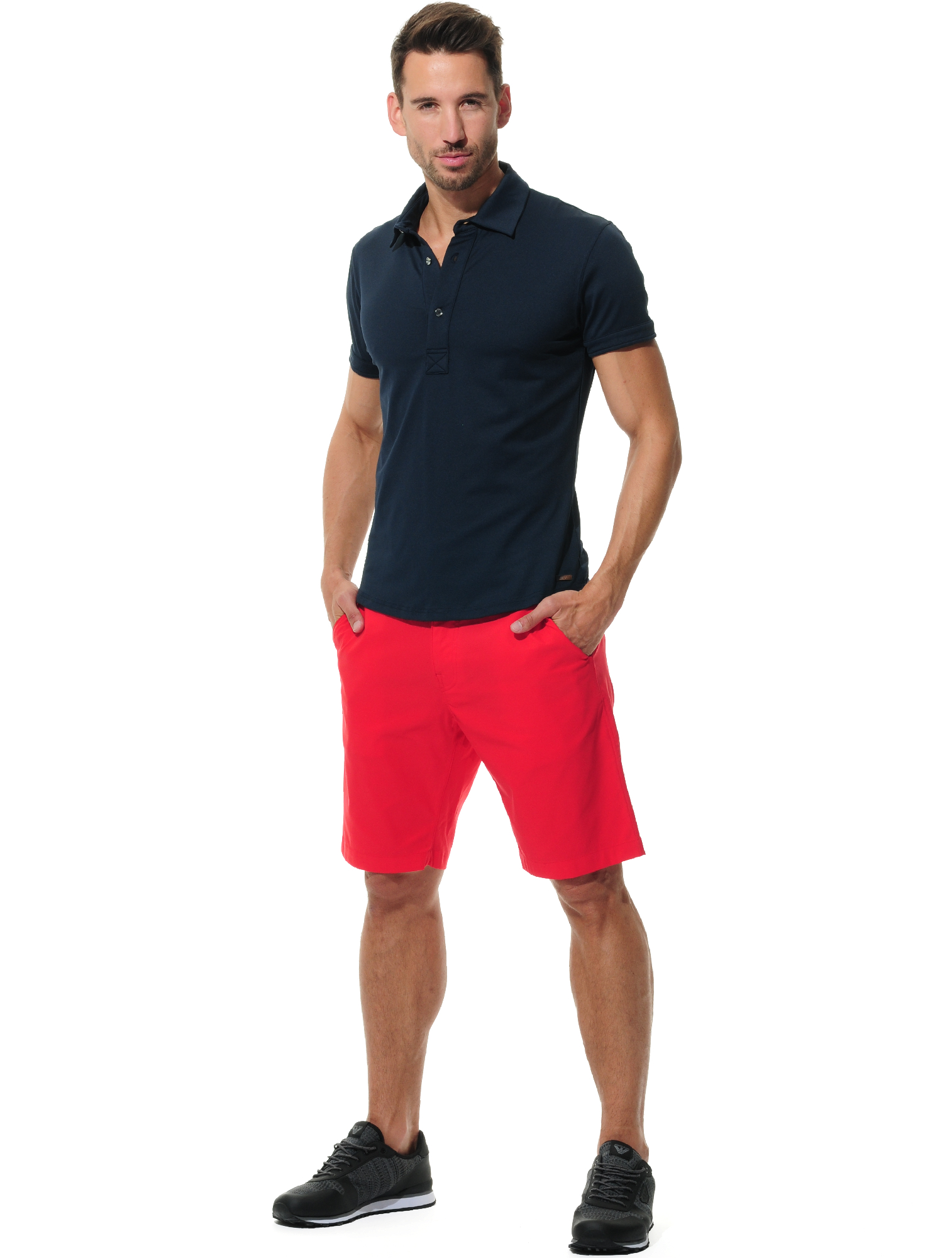 light stretch shorts red 