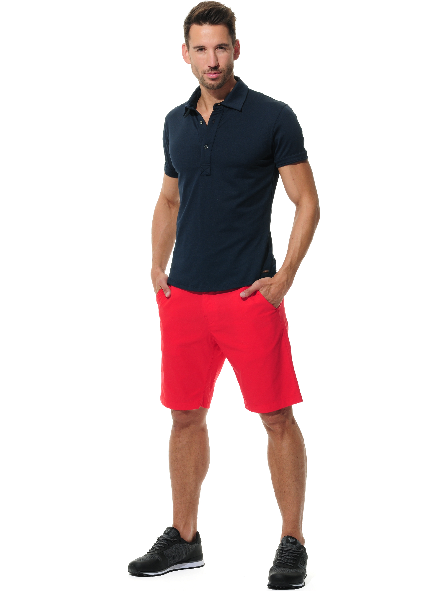 Light Stretch Short red