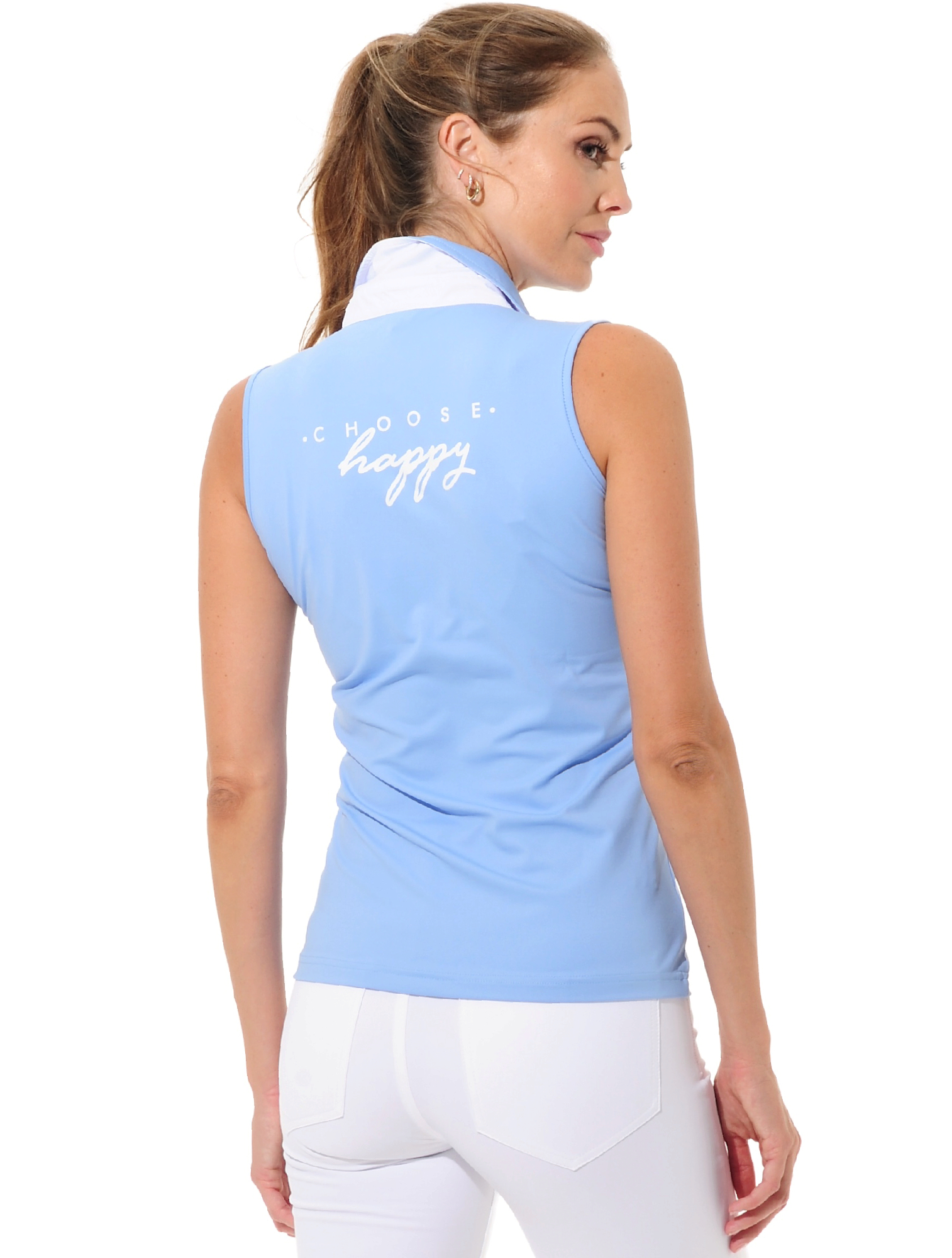 Jersey Golf Poloshirt baby blue