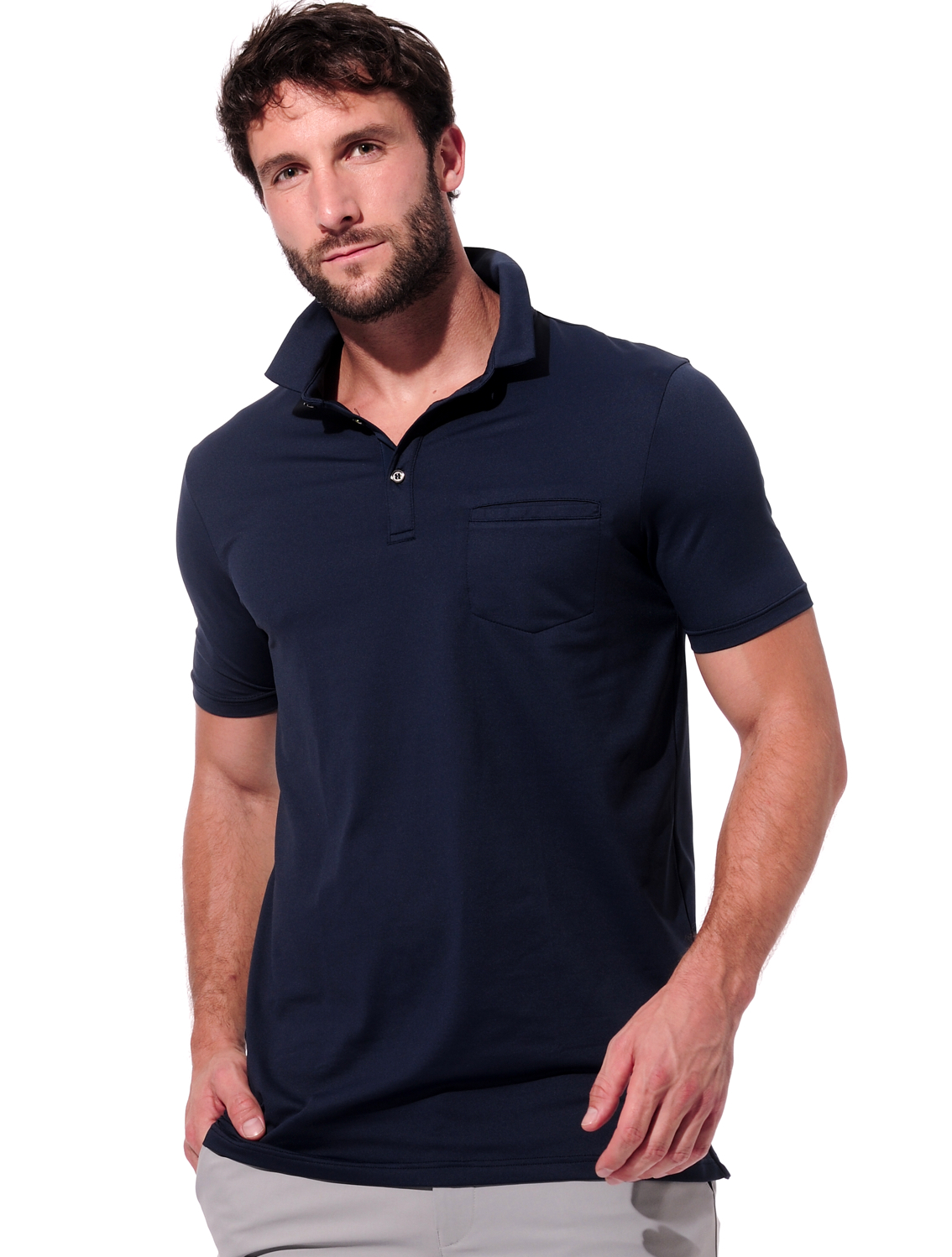 Piqué Polo navy