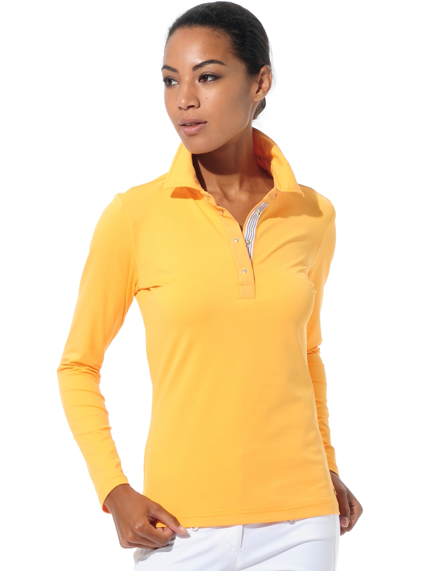 Jersey golf polo shirt apricot 