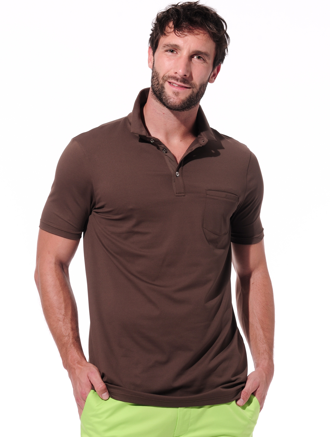 Meryl polo shirt chocolate 