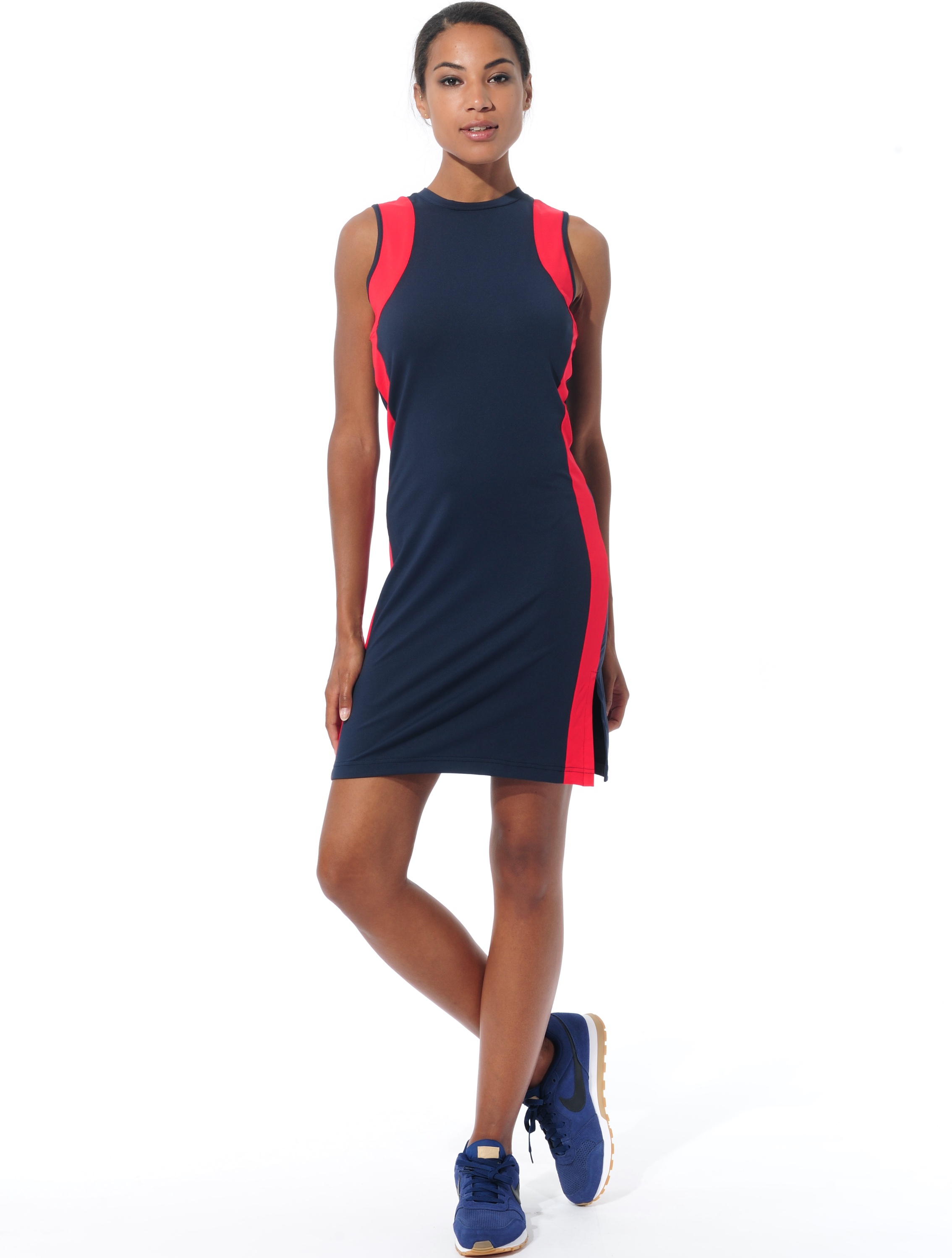 Meryl dress navy/red 