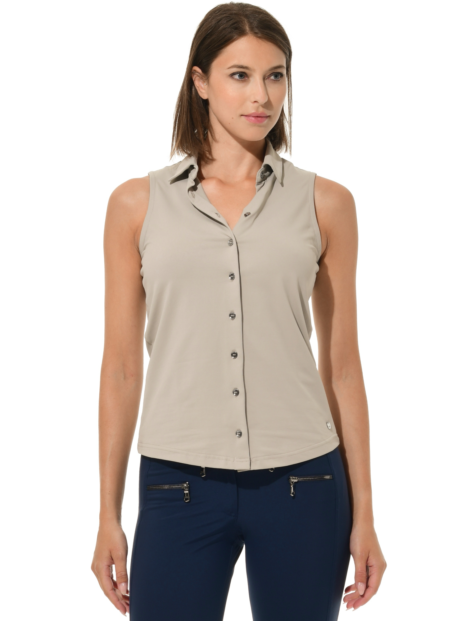 Jersey Golf Poloshirt sage grey