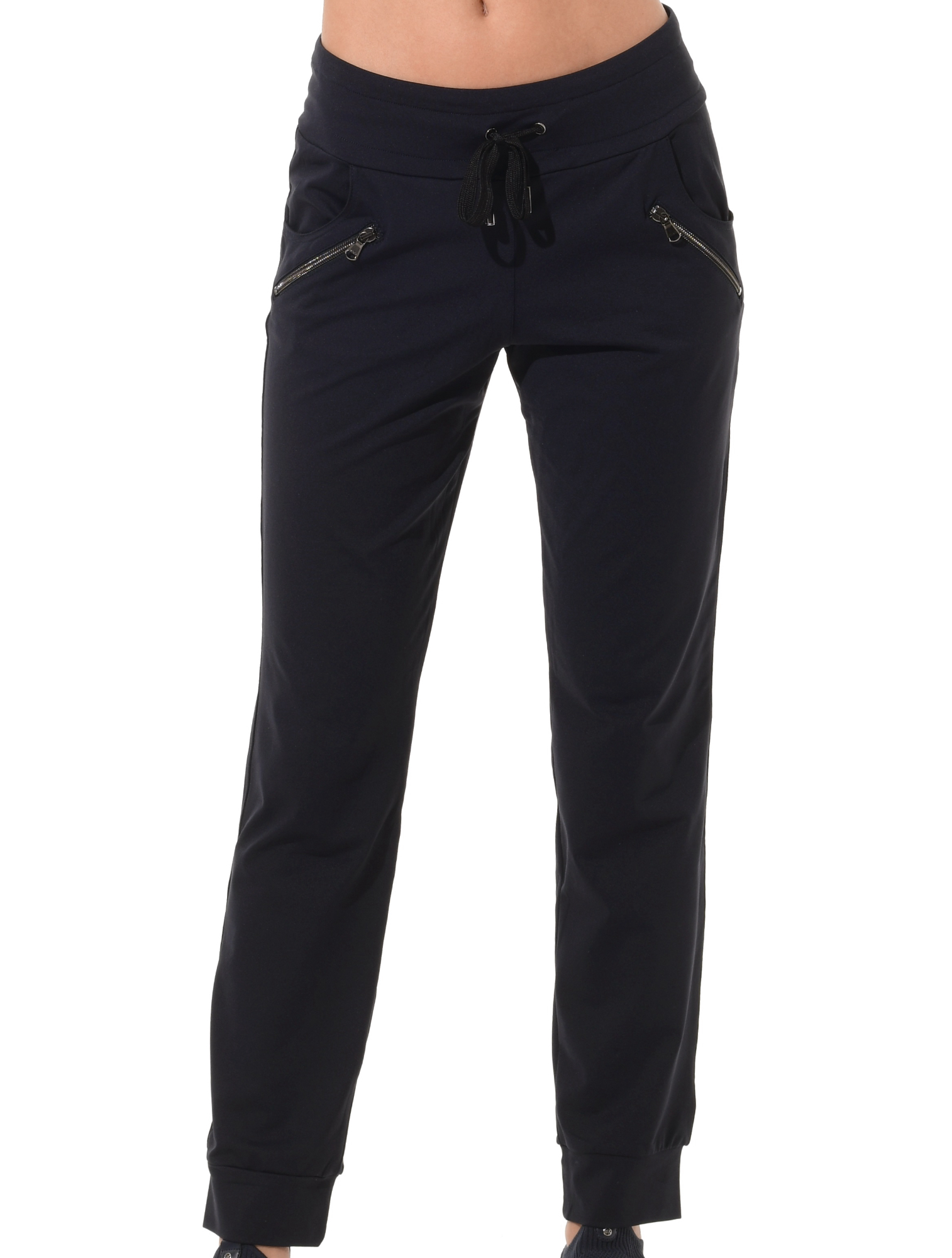 Jersey travel pants night blue