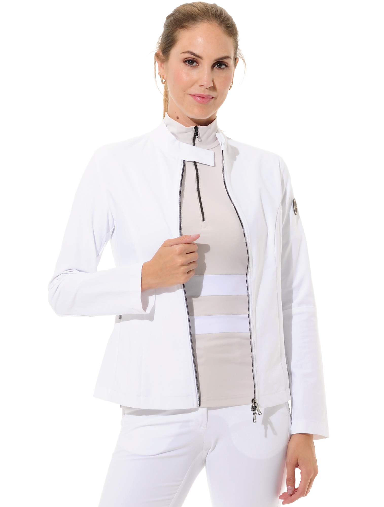 4way Stretch Jacke white