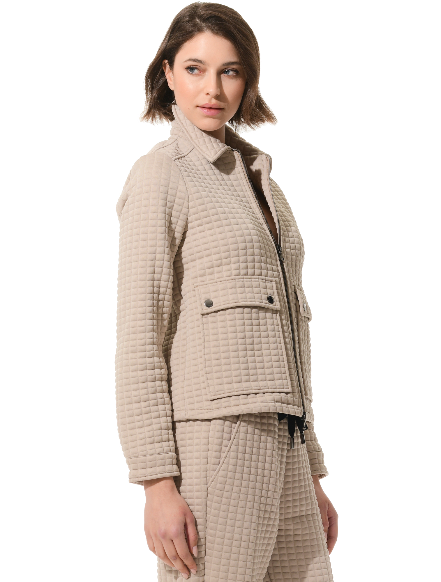 Veruno stretch jacket light taupe
