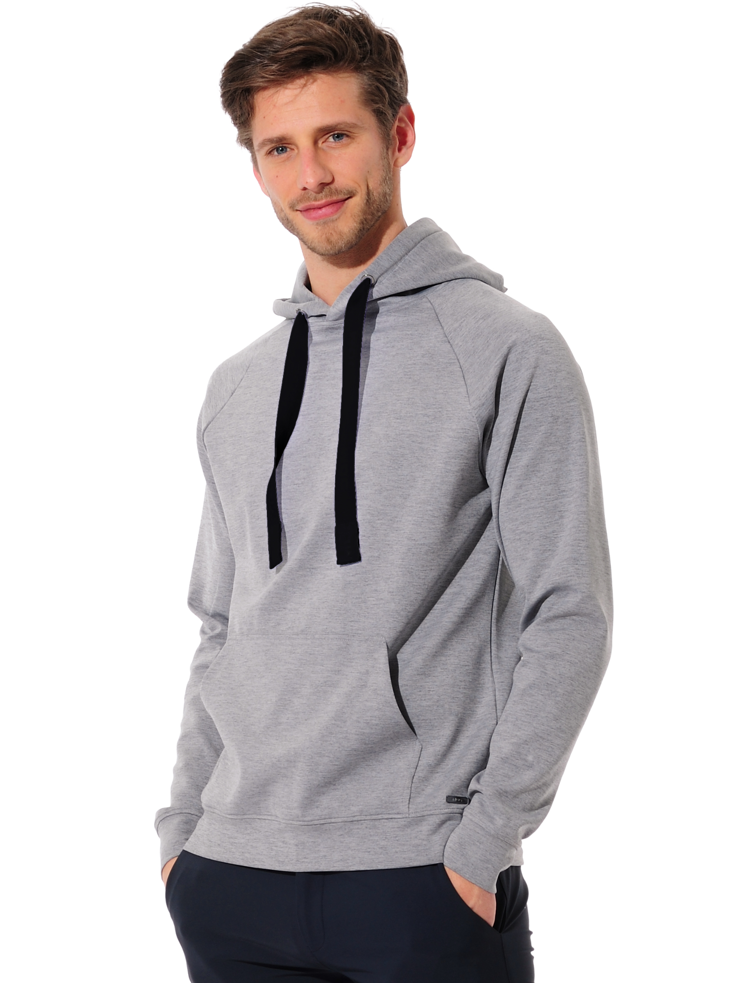 Hoodie grey melange