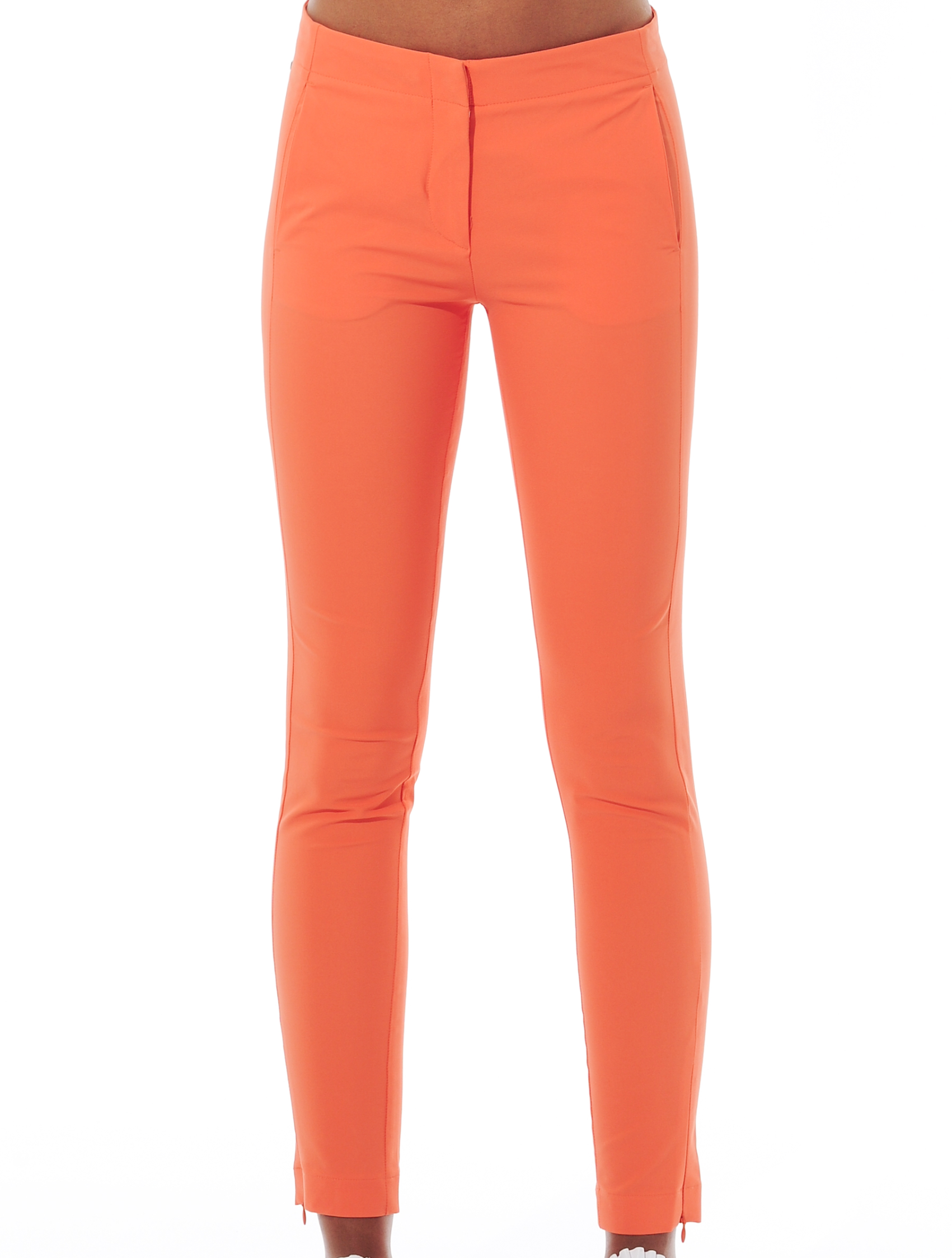 4way stretch slacks papaya 