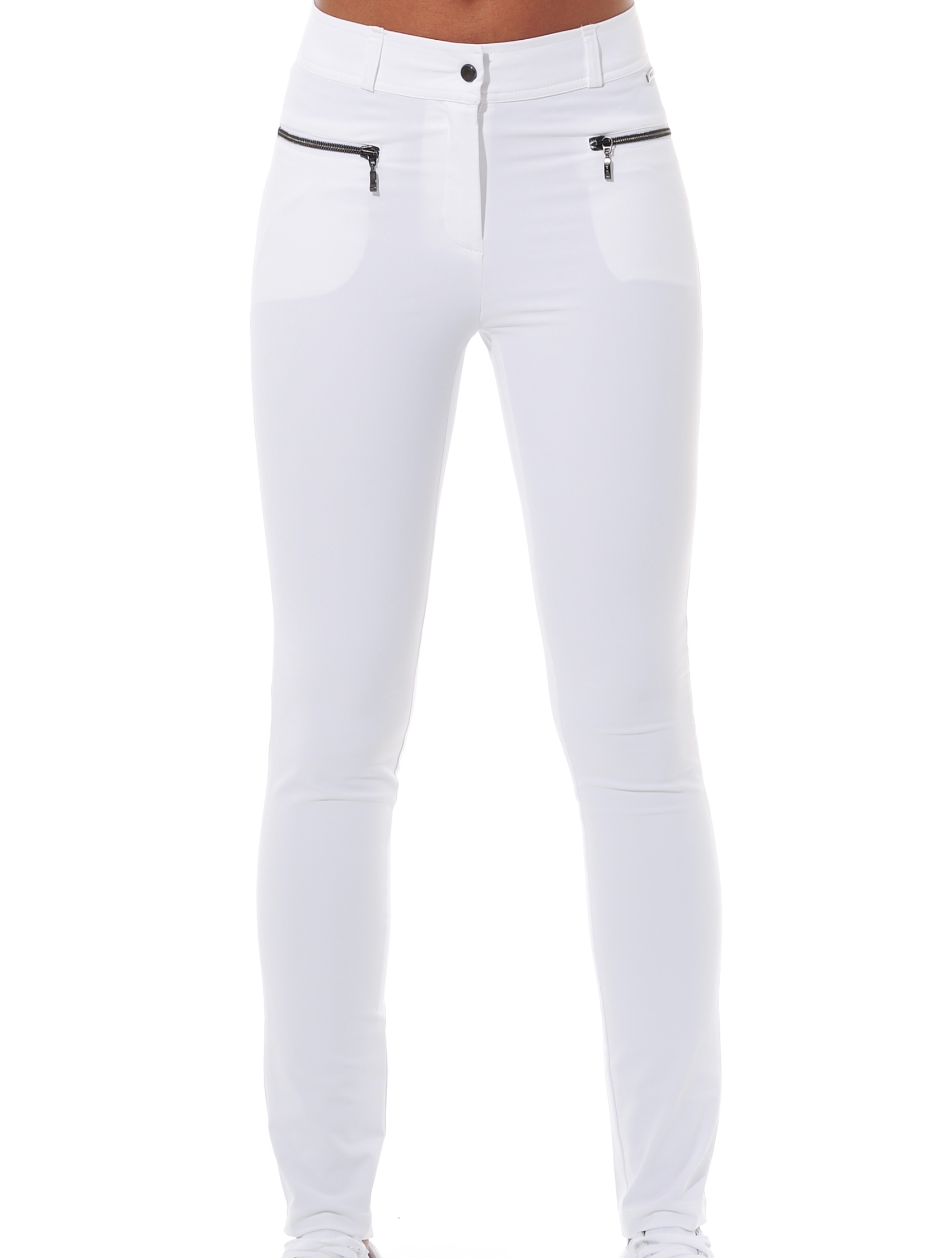 4way stretch jeggings white 