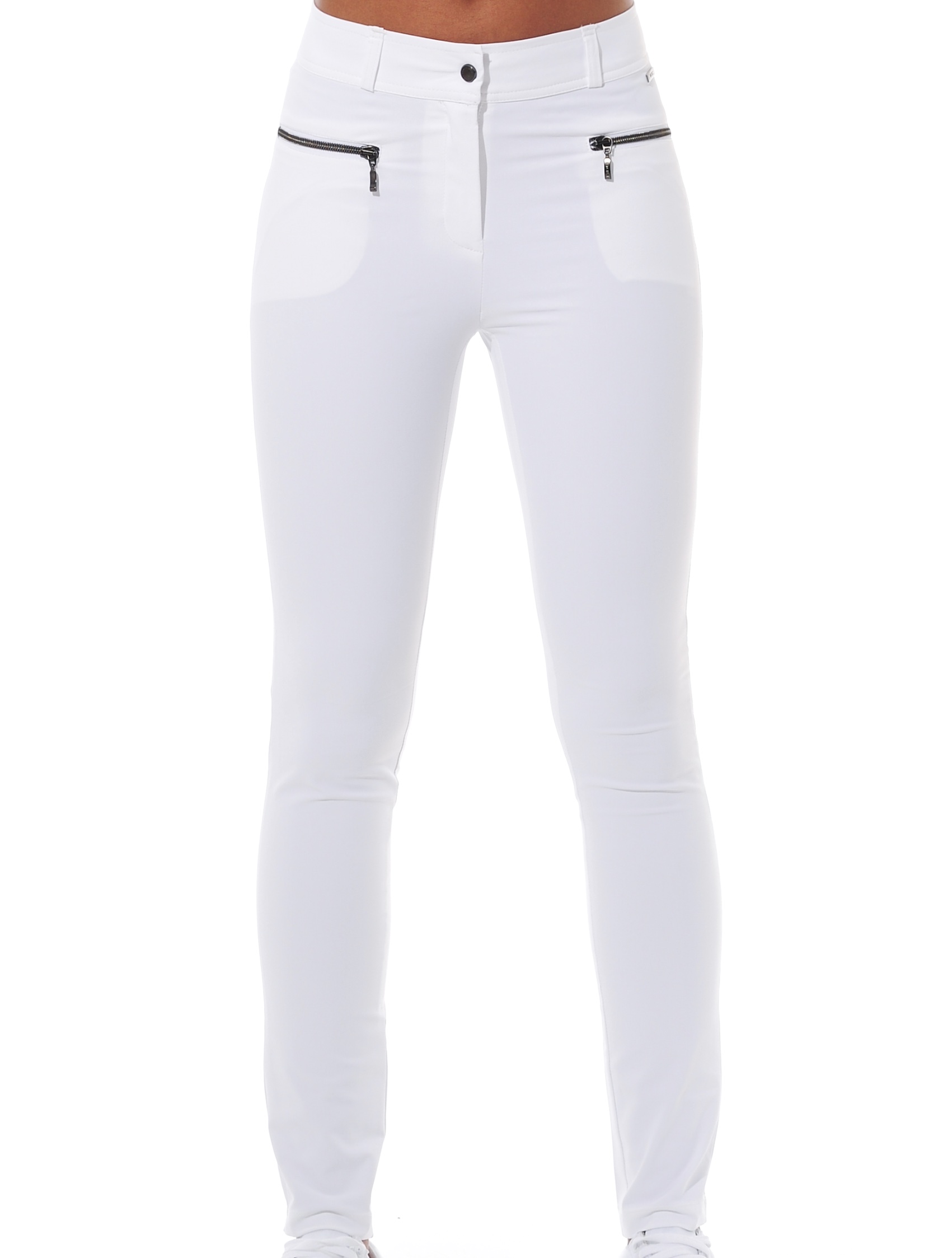 4way Stretch Jeggings white