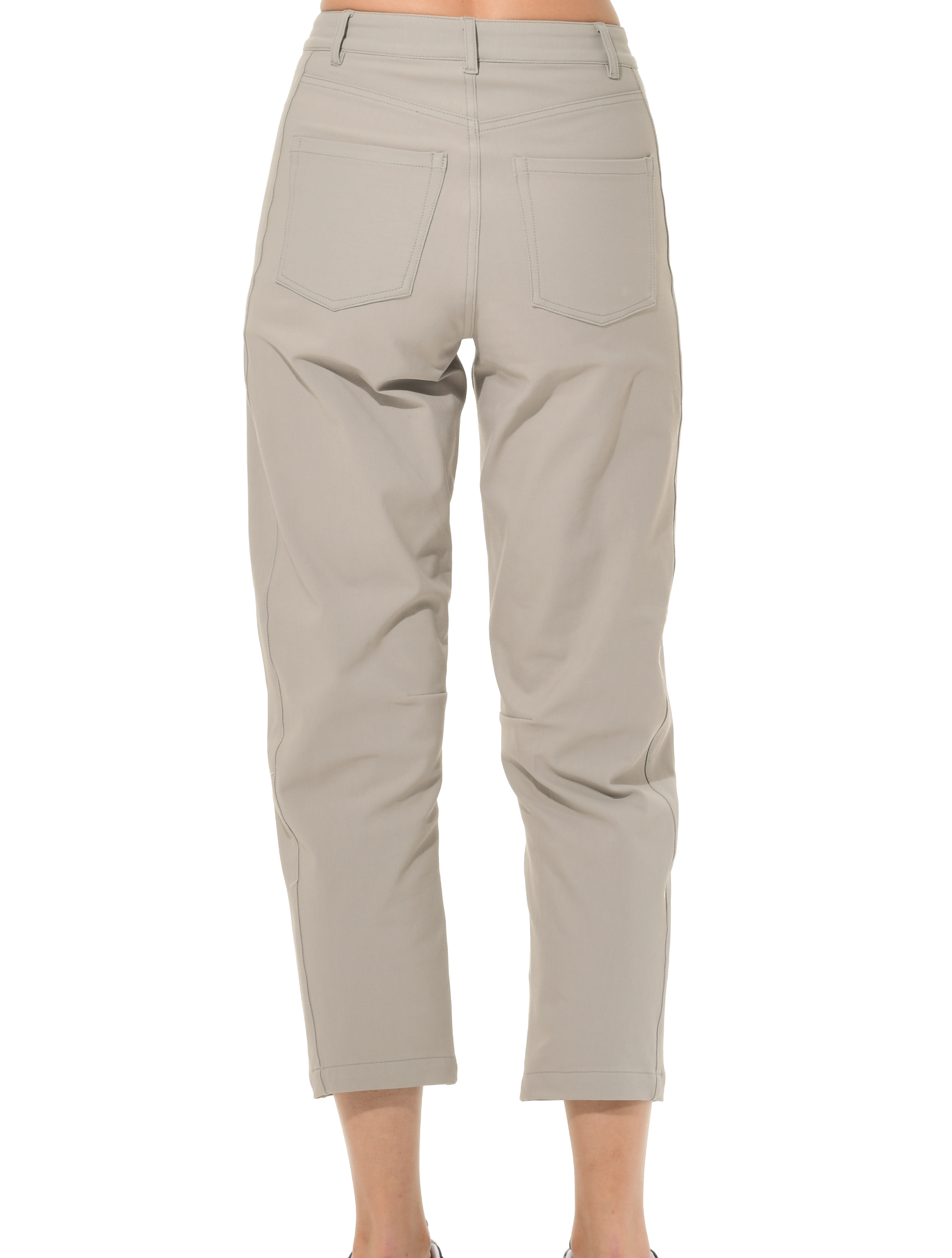 Bi-Stretch Gabardine Barrel Pants sage grey