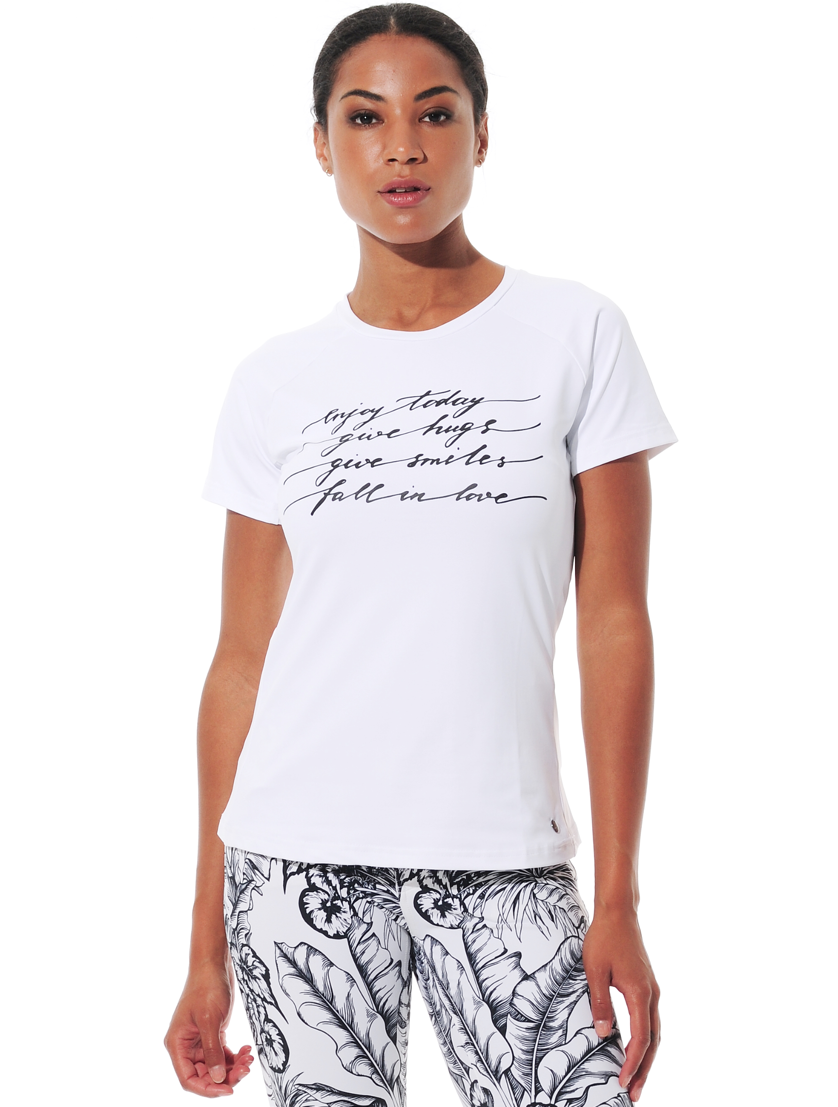 Meryl T-Shirt white/black