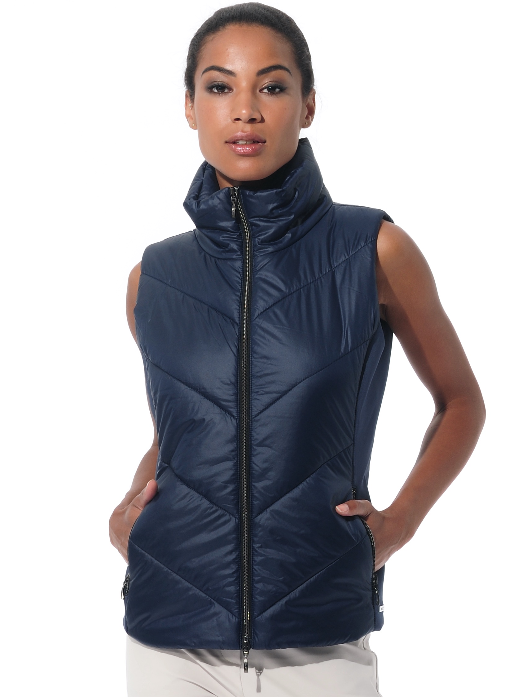 power stretch vest navy 