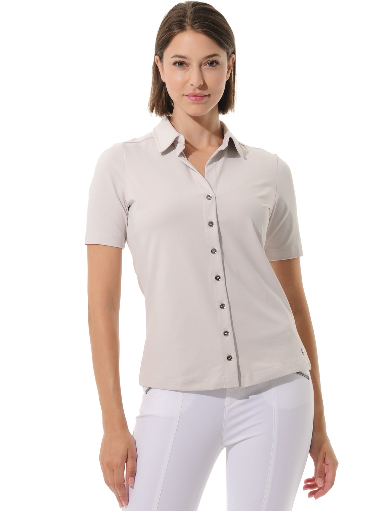 Jersey Golf Poloshirt linen