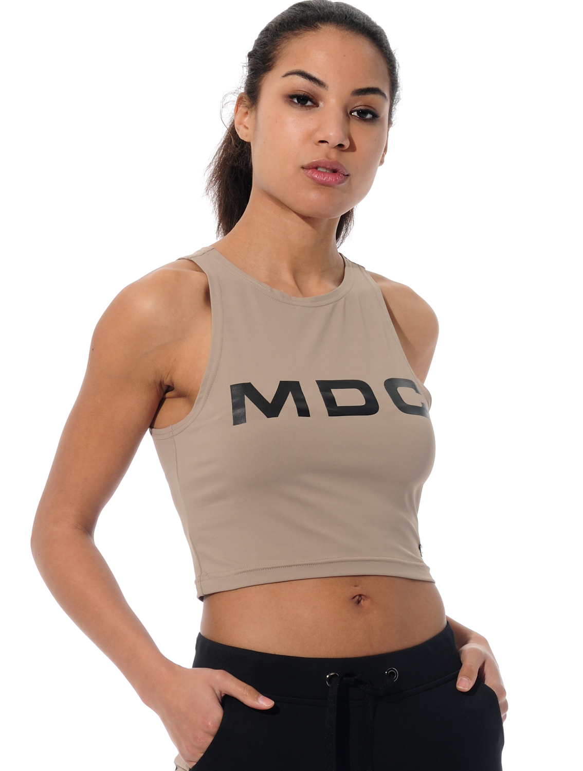 Meryl Crop Top taupe