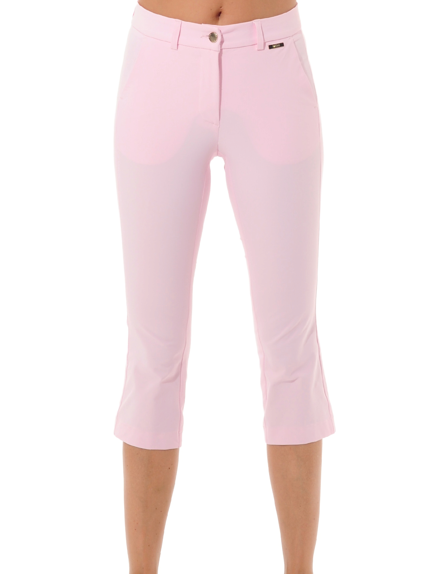 4way stretch capri chinos macaron 