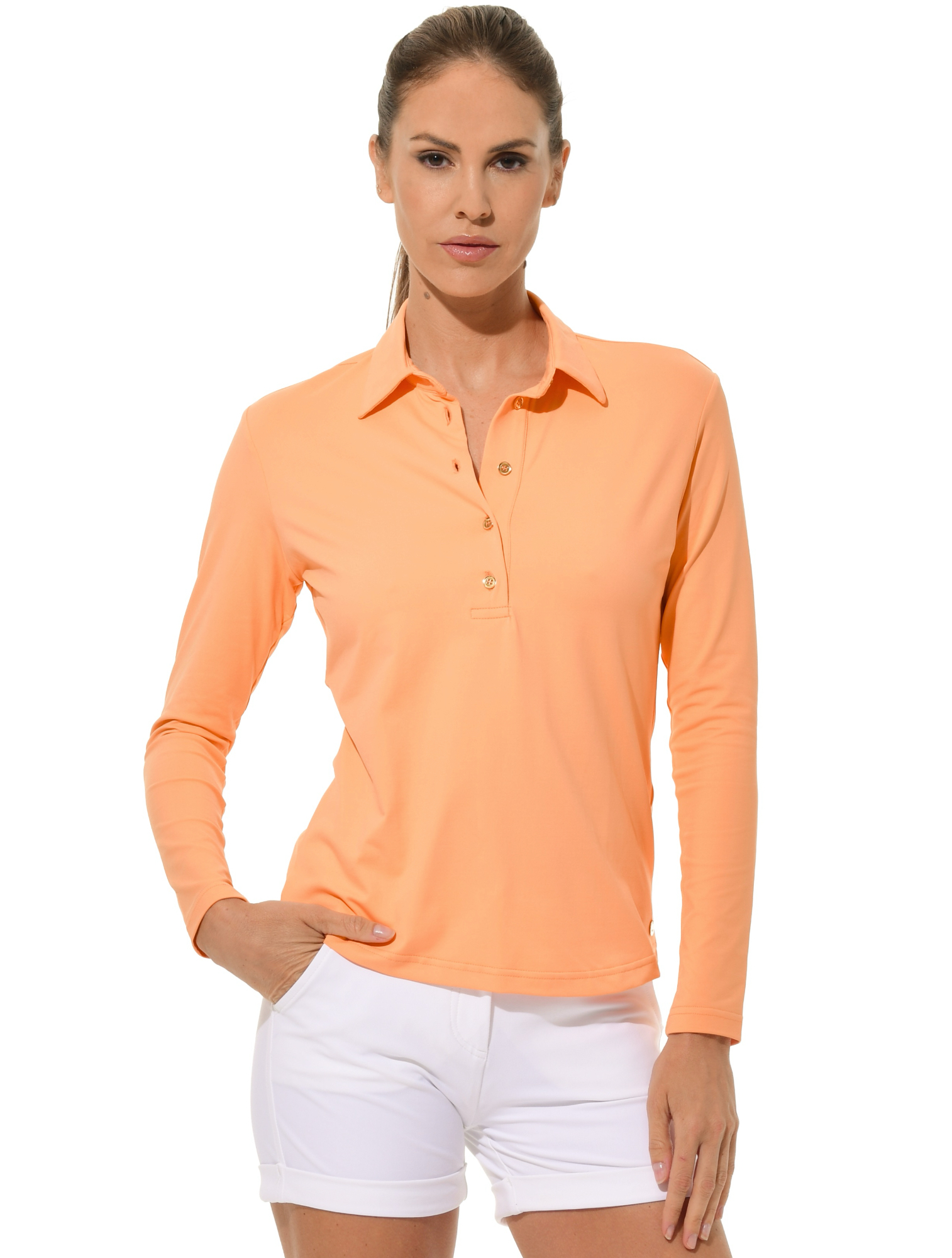 Jersey Golf Poloshirt salmon