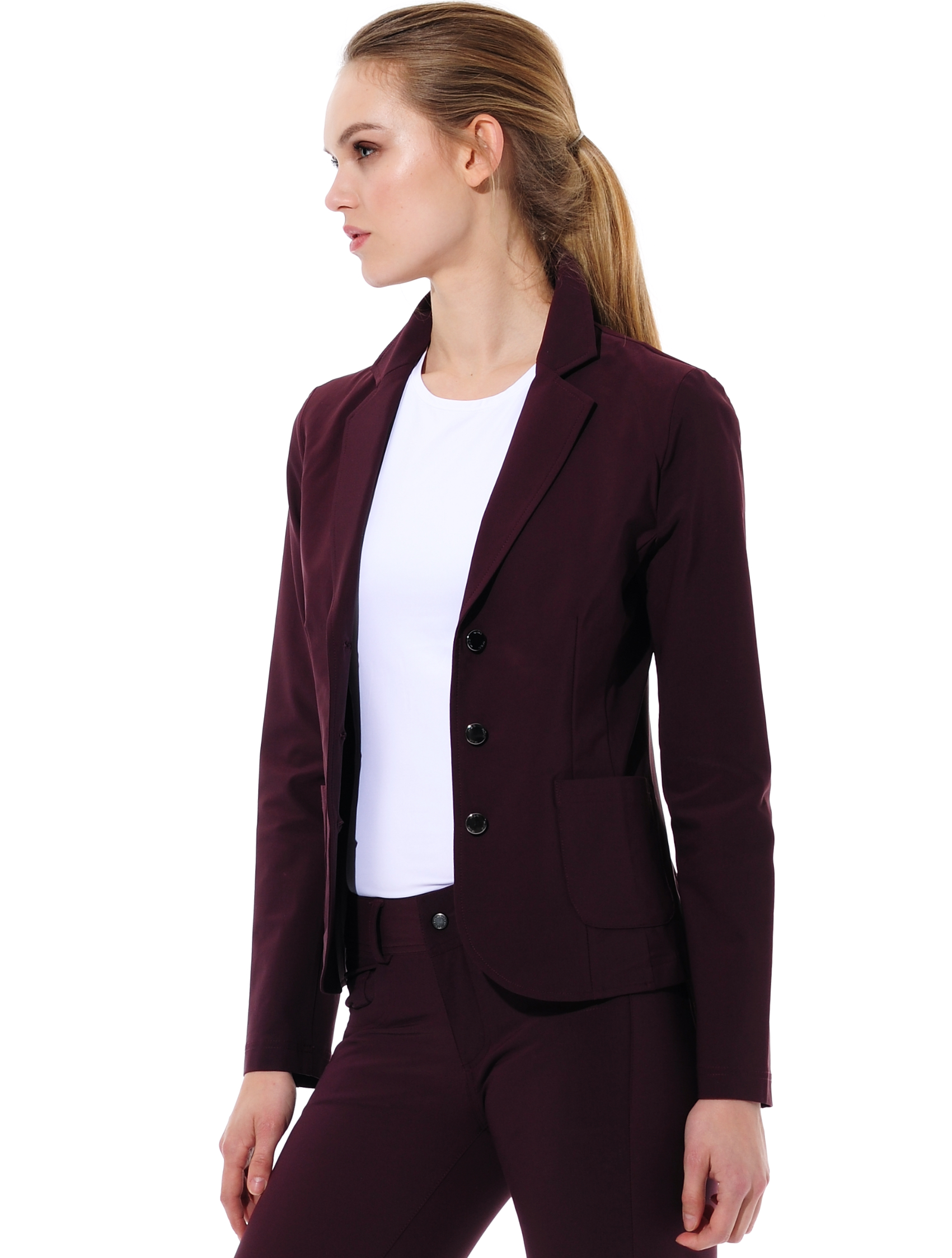 4way stretch blazer bloodstone 