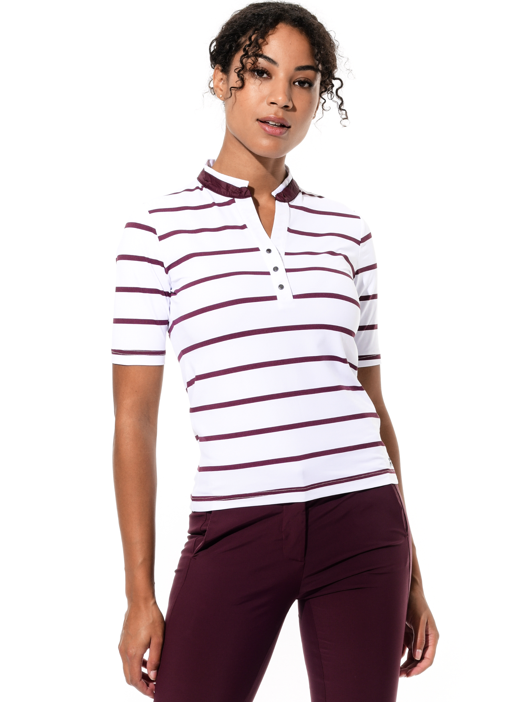 Sailor Print Polo bloodstone