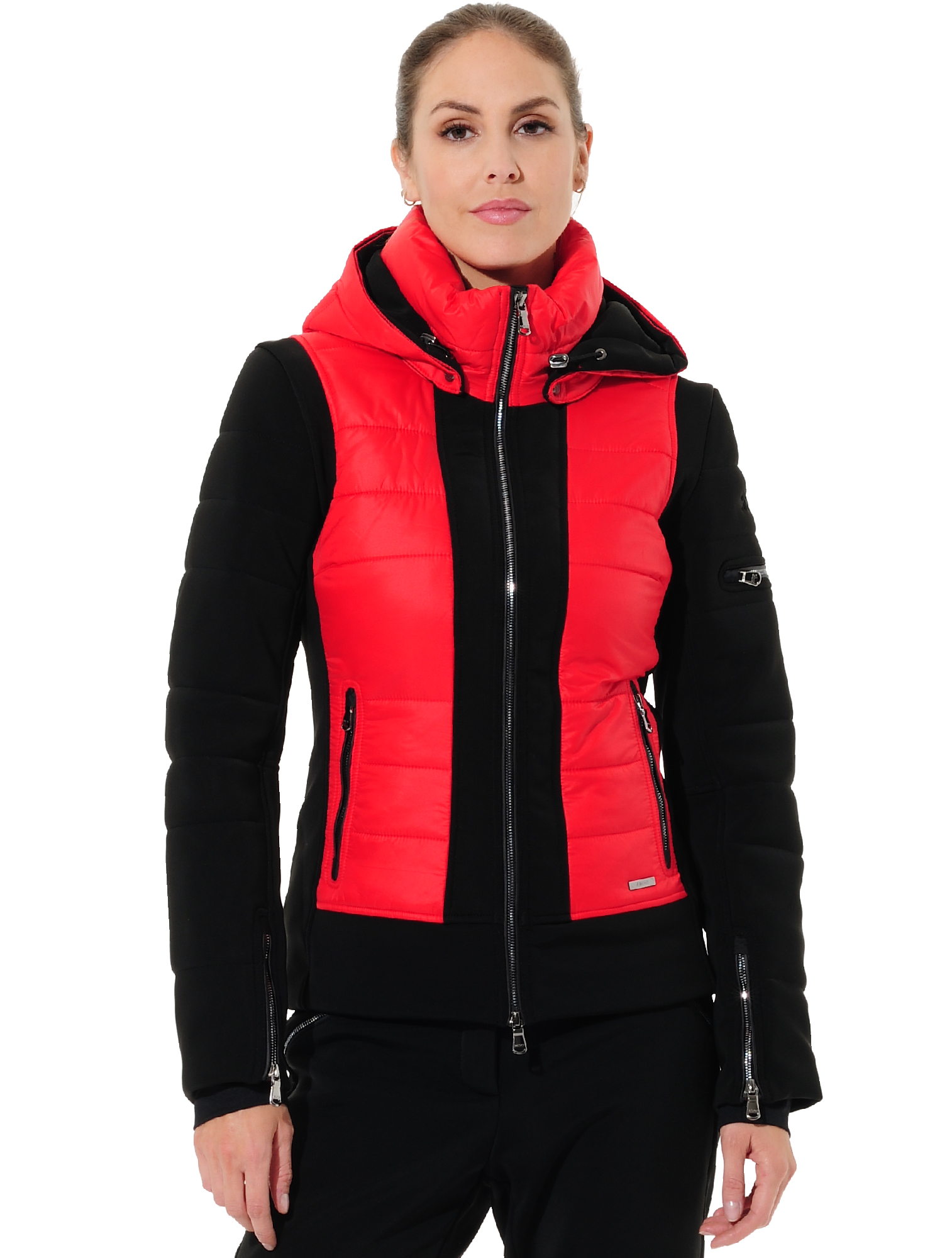 Stretch Skijacke red