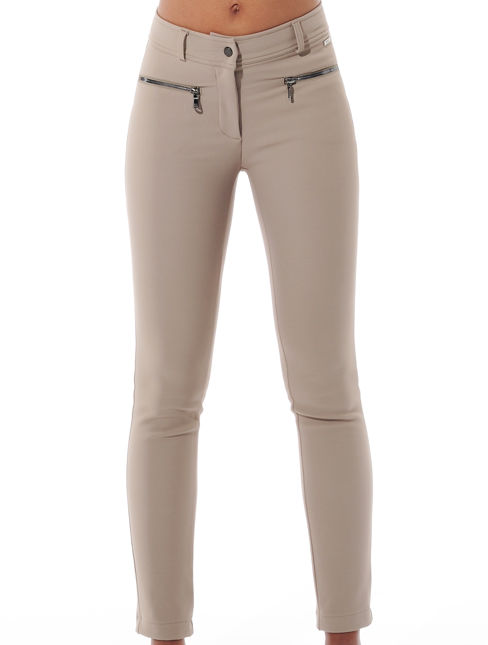 shape stretch thermo jeggings taupe 