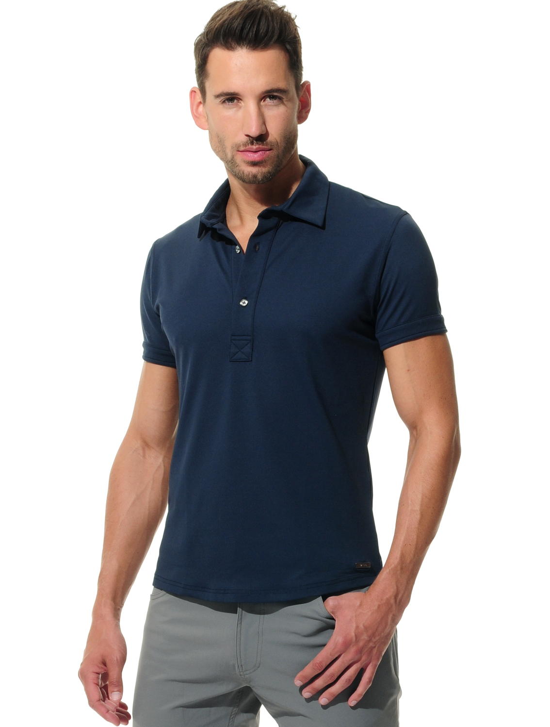 Jersey Golf Poloshirt navy