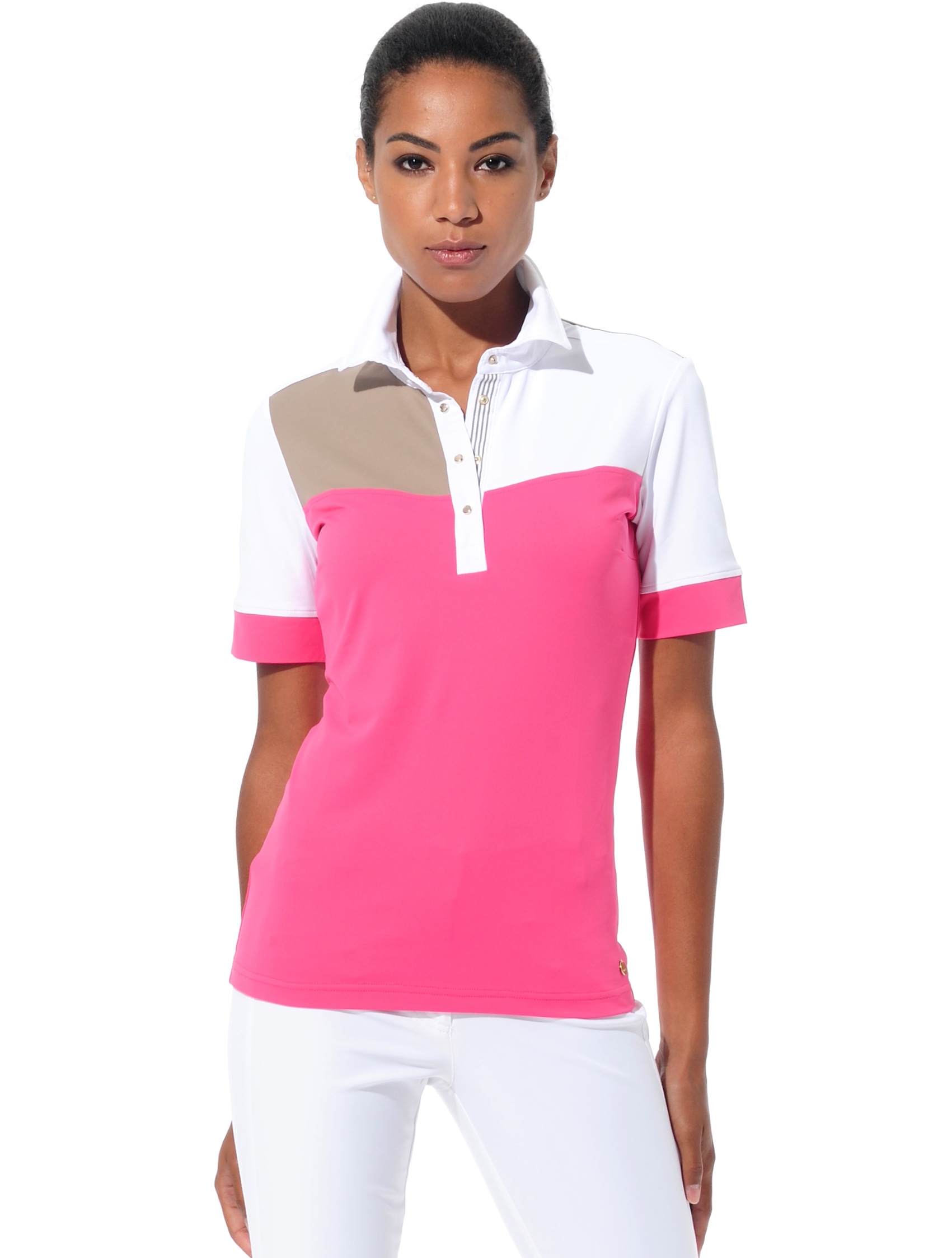 Meryl Polo flamingo/taupe