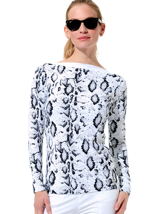 Print Shirt black/white