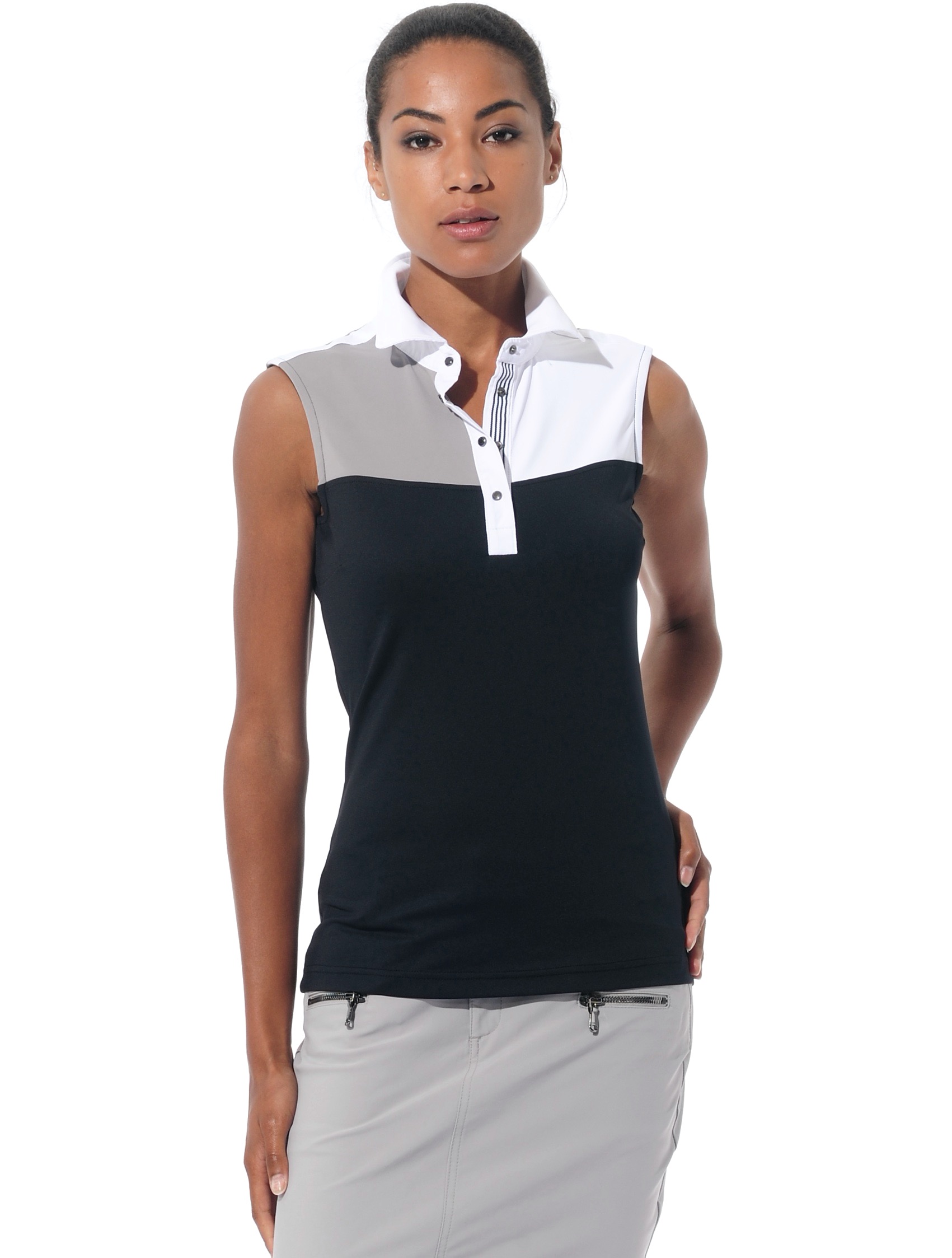 Meryl Polo black/grey