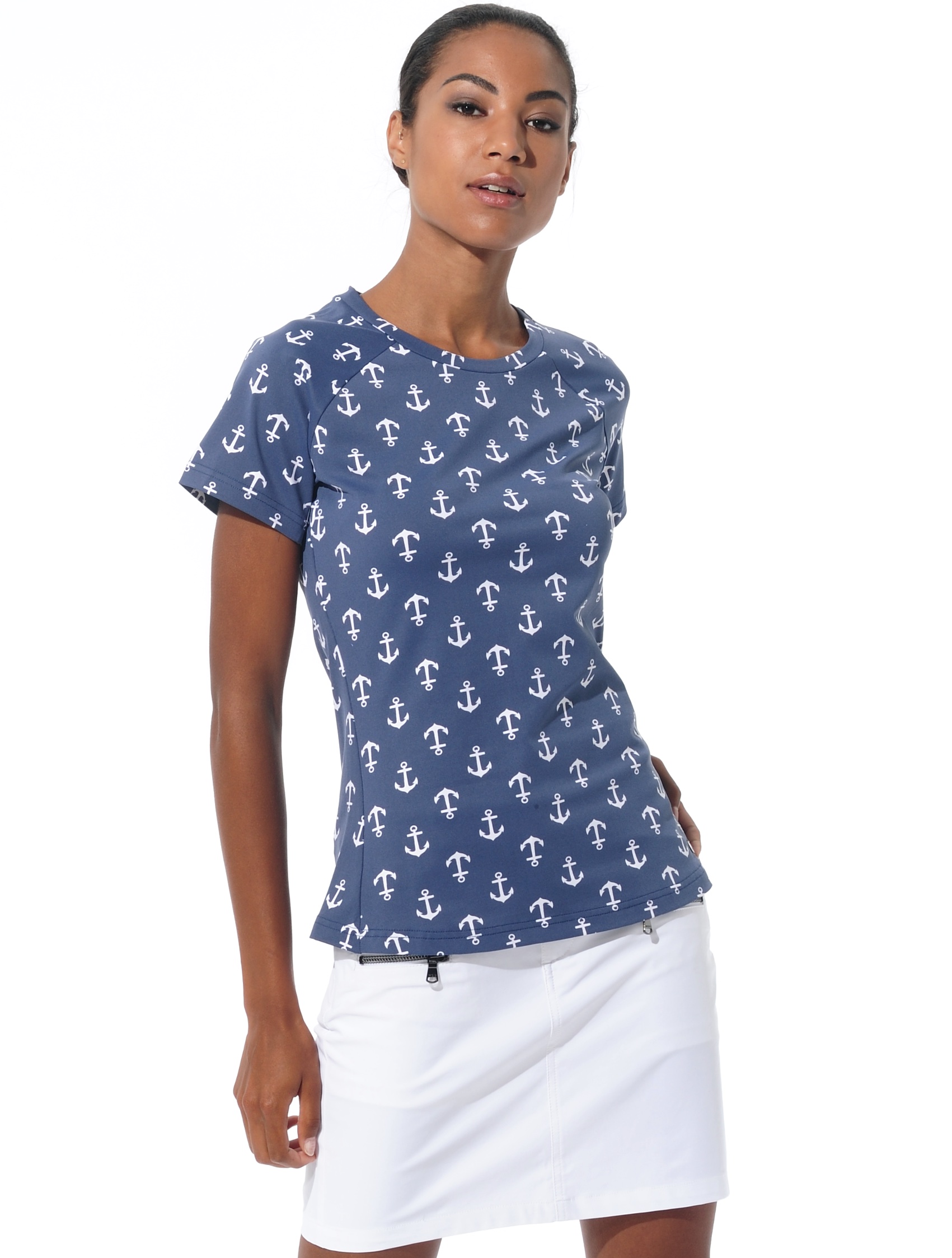 print t-shirt navy 