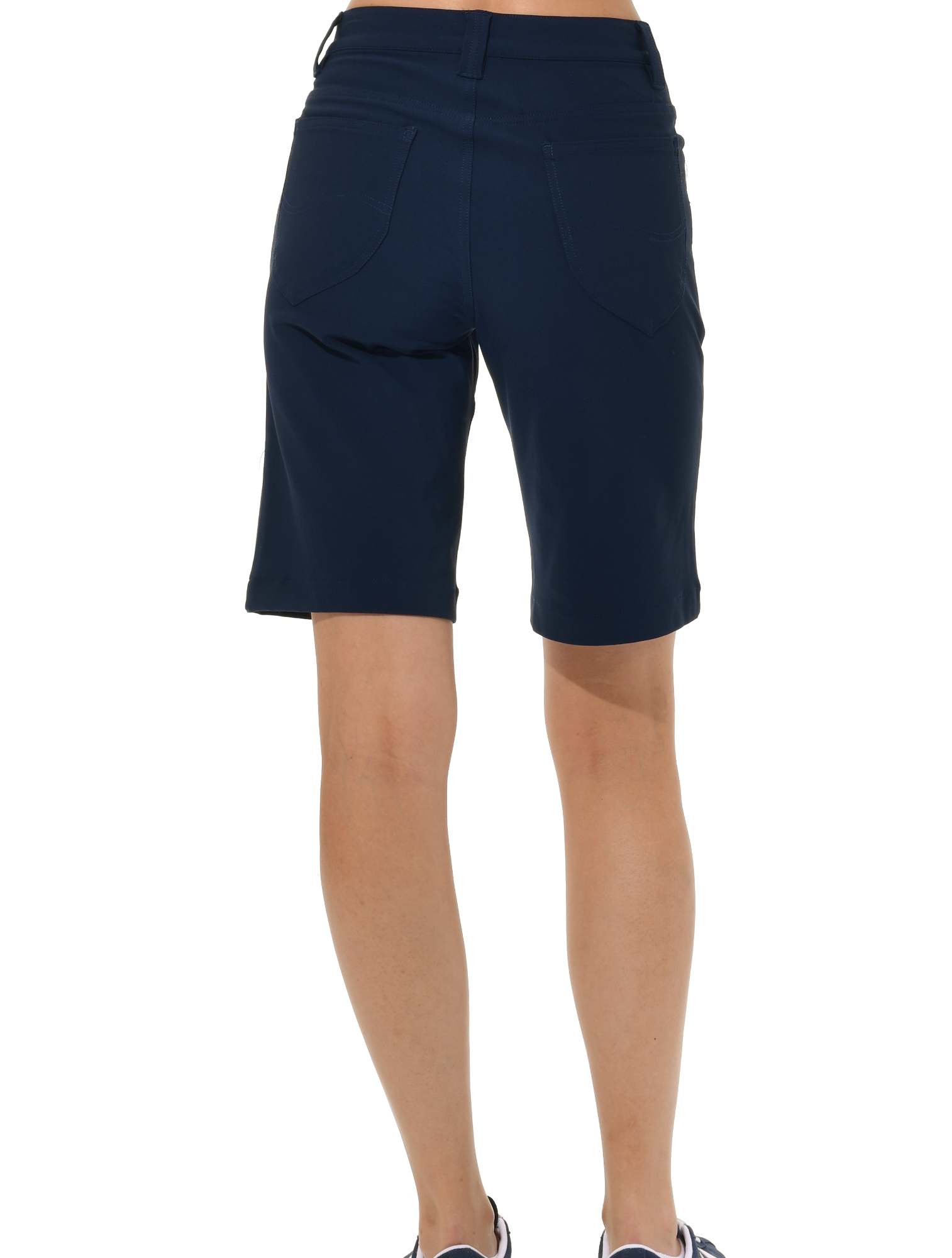 Bi-Stretch Gabardine Golf Bermuda navy
